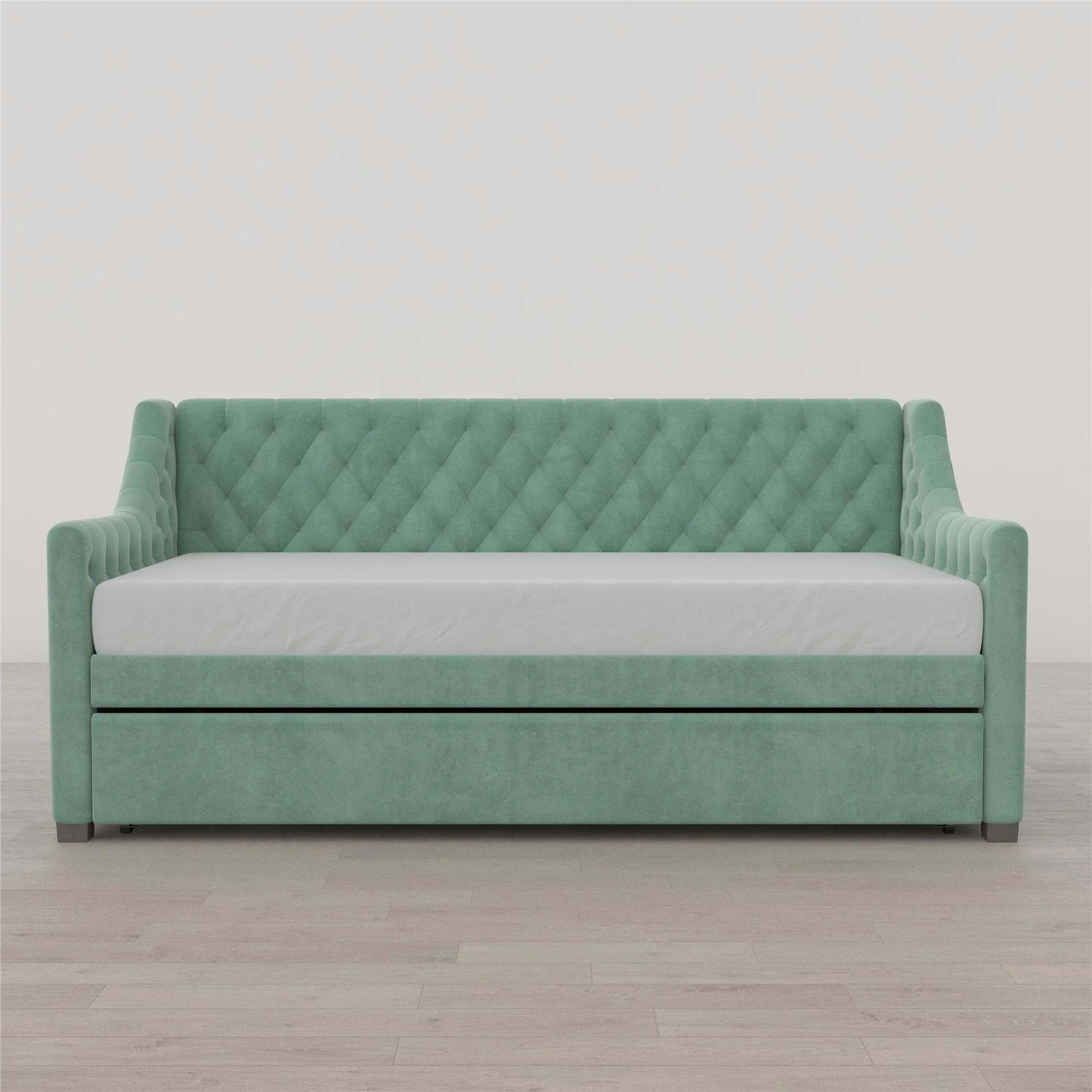 Little Seeds Monarch Hill Ambrosia Twin Daybed and Trundle, Teal Velvet
