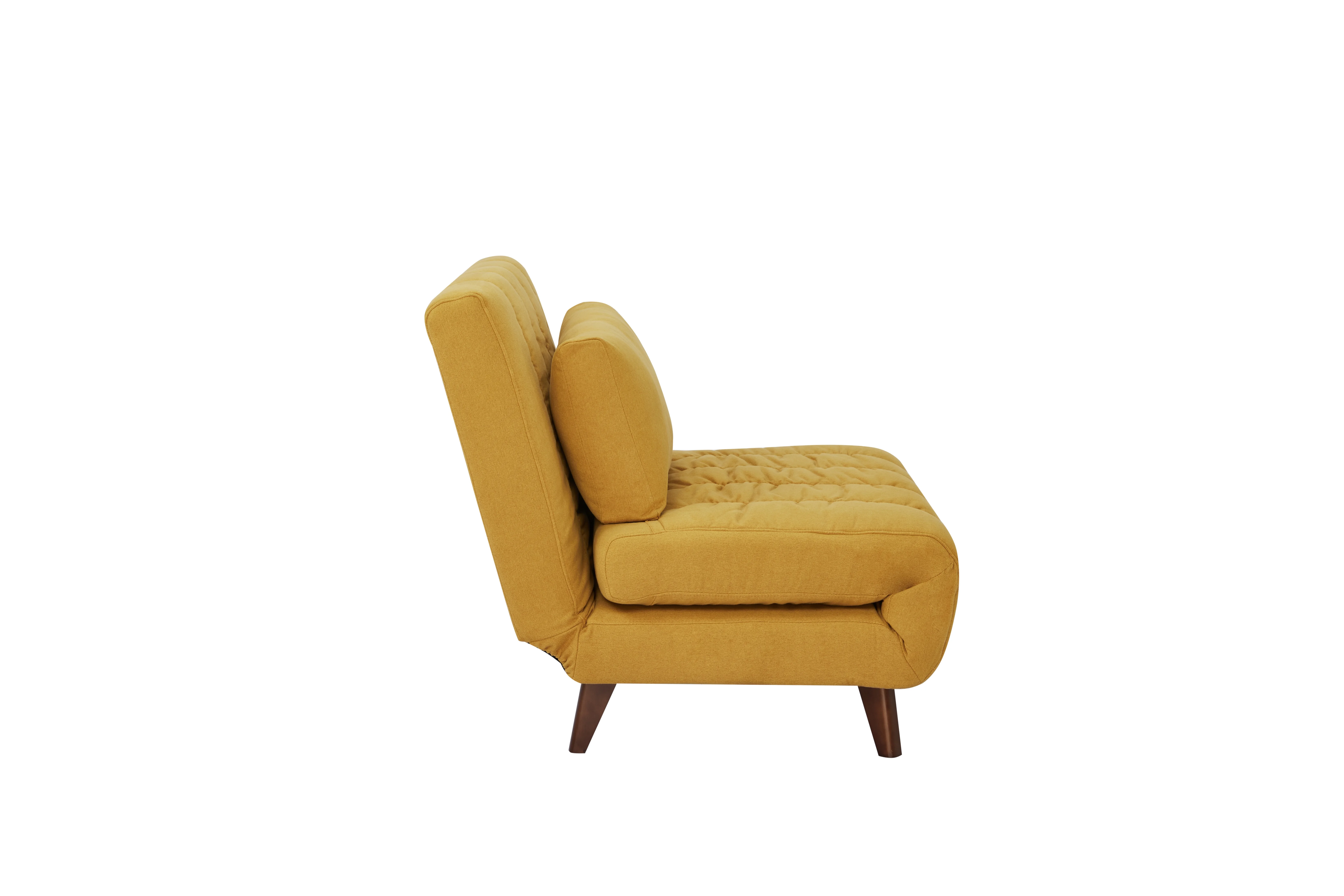 Artdeco Home Springfield Convertible Futon Chair Bed, Mustard