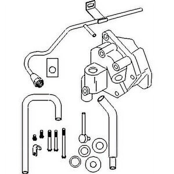 Oil Pump AR93313 Increased Capacity fits J D - 4230, 4430 Transmission