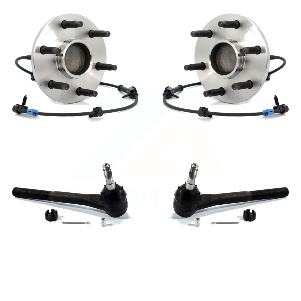 Transit Auto - Front Wheel Bearing And Tie Rod End Kit For 2000 Chevrolet Tahoe RWD with 5.7L K77-100158