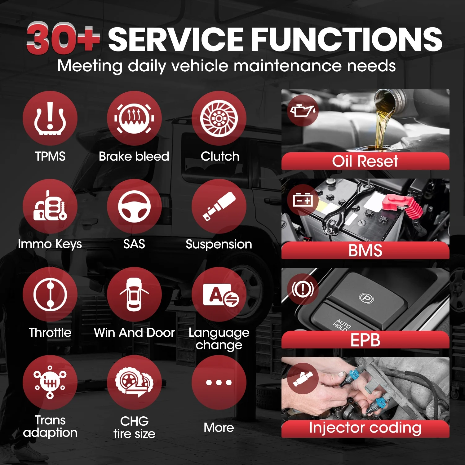 Autel MaxiPRO MP808BT PRO ECU Coding MP808S-BT PRO Diagnostic Scanner Free Gift BT506 Battery Tester (Value$195)  Bi-Directional Control 30+ Services Android 11.0