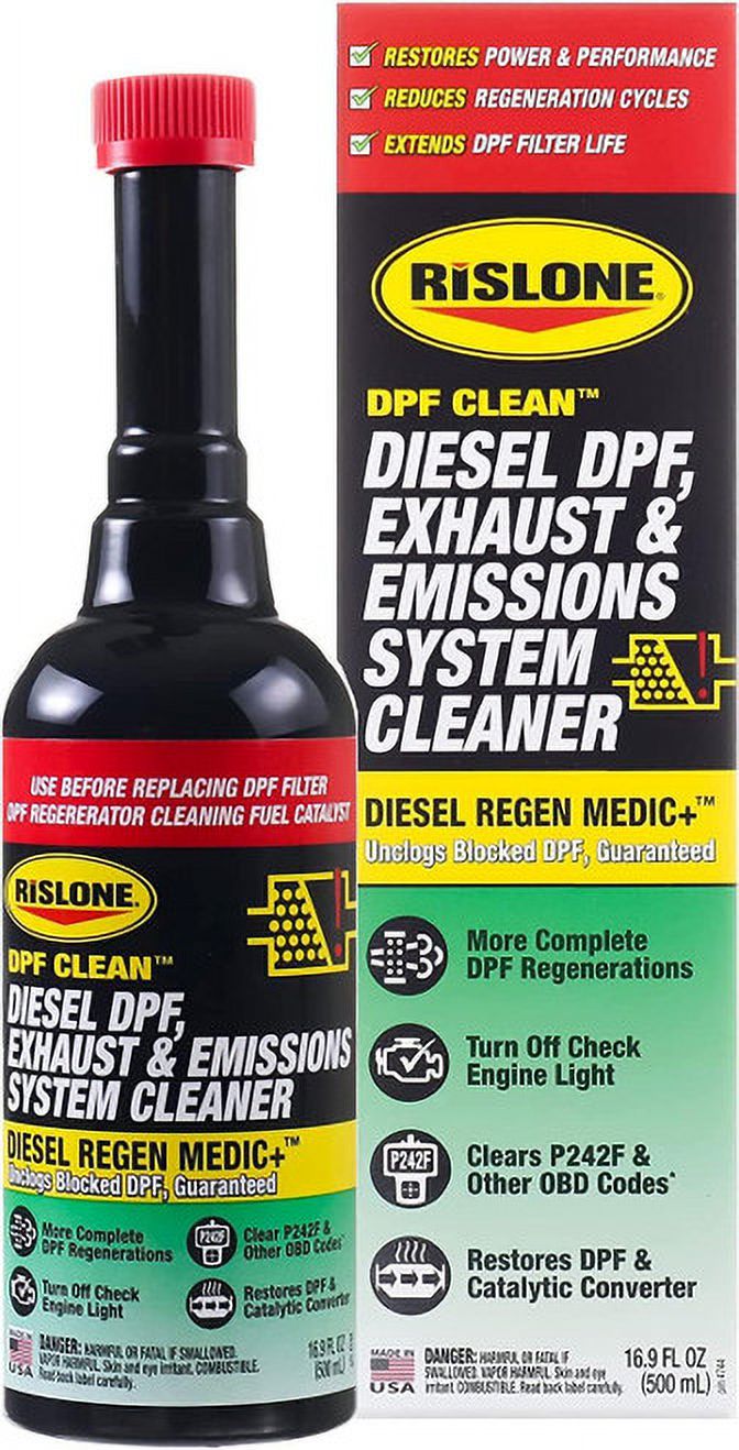 1PK Rislone Diesel DPF, Exhaust and Emissions Cleaner 16.9oz (4744)