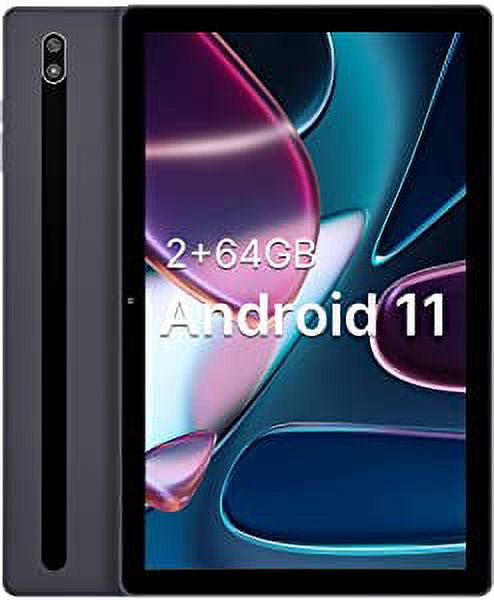 Lanliyunoutlet Tablet 10 Inch Android Tablet Android 11 Tablets Quad-core 2GB RAM 64GB ROM 1280x800 HD IPS Screen 6000mAh Battery(Grey)…