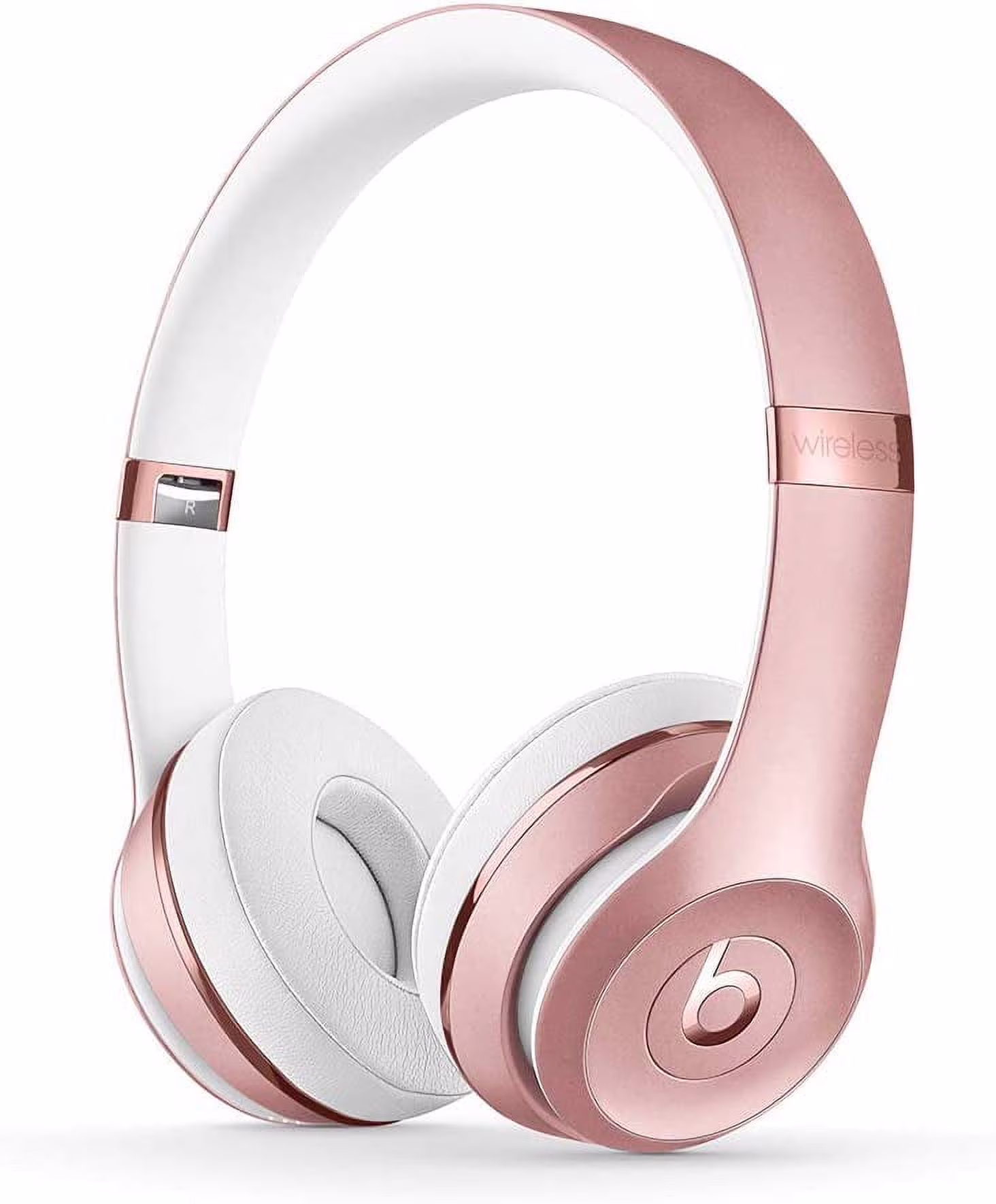 Restored Beats Solo3 Wireless On-Ear Headphones - W1 Chip, Class 1 Bluetooth, 40 Hours of Listening Time, Built-In Microphone and Controls - (Rose Gold) (Refurbished)