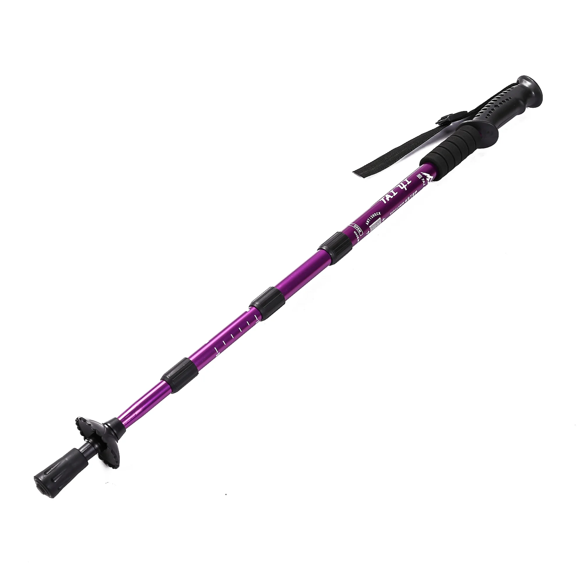 Aton D. Trekking Pole, Adjustable Length Aluminum Alloy High-strength Wood Hiking Accessory for Women / Men