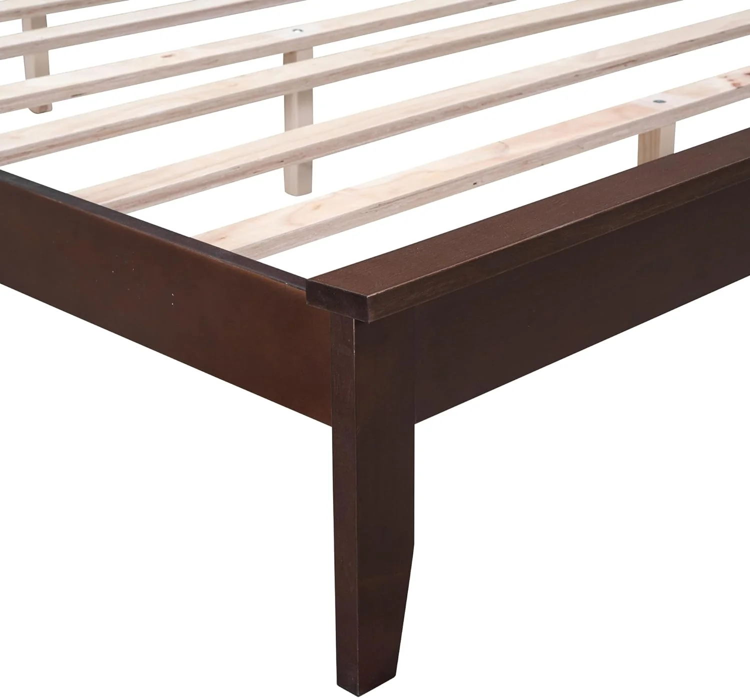 Platform Bed, Queen Size LED Wood Bed Frame with USB Charging Station and Storage Upholstered Headboard, Wood Slat Support, No Box Spring Needed, Easy Assembly