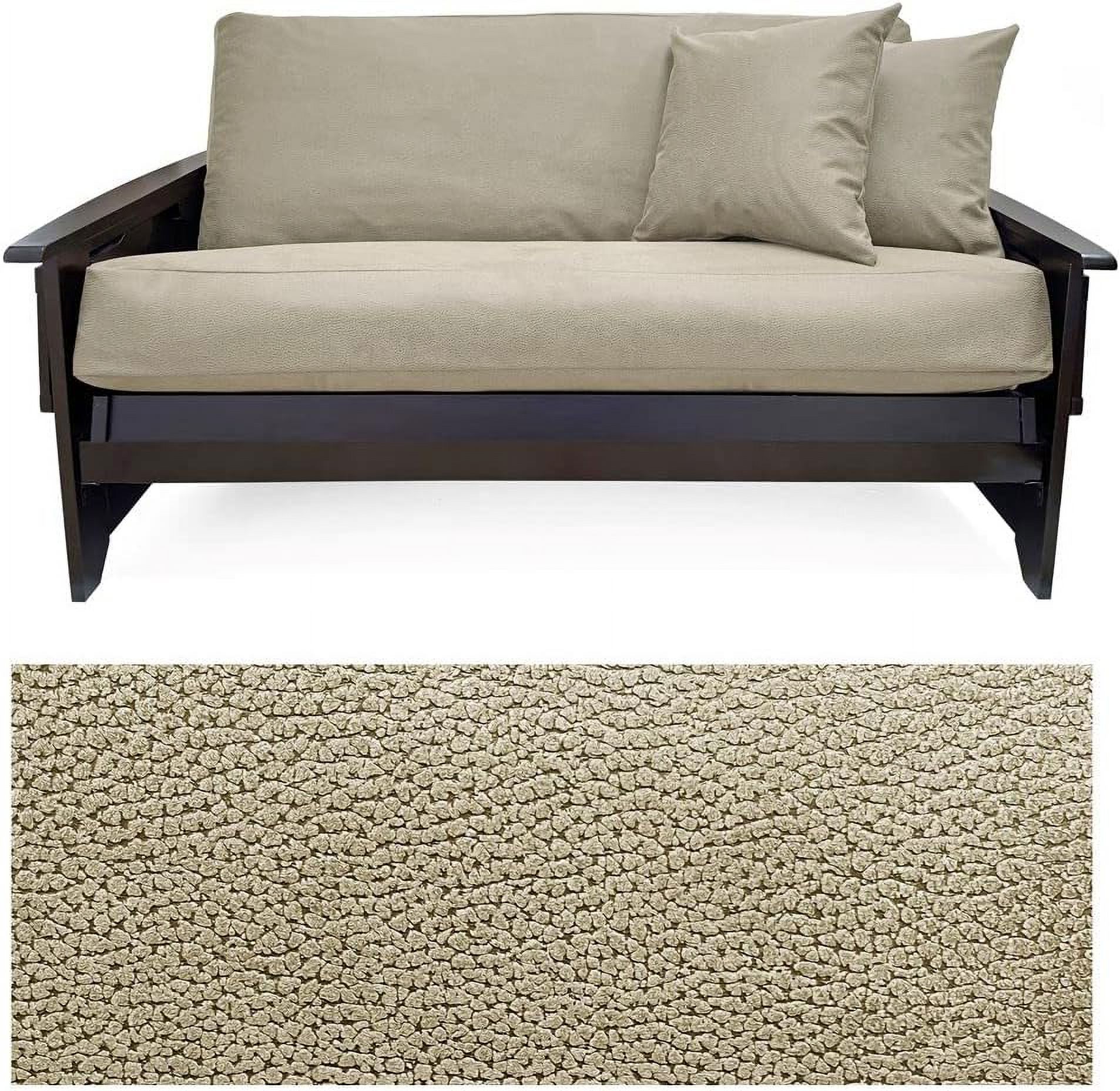 Mink Futon Cover 426 Queen with 2 Pillows