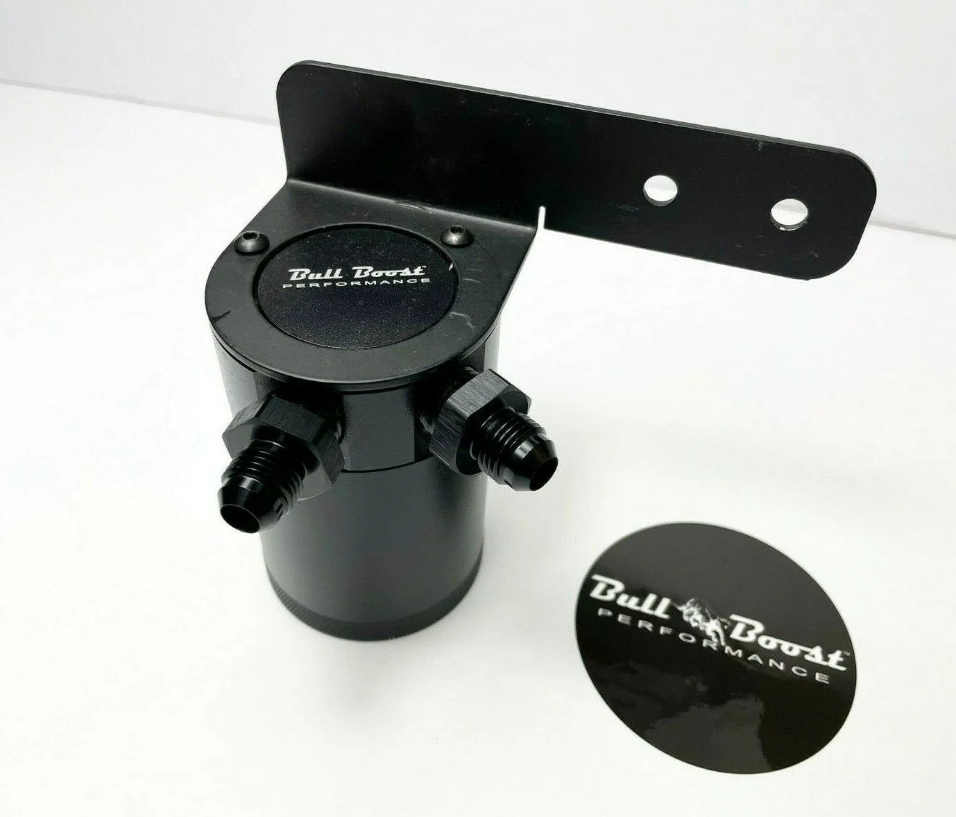 Billet Aluminum 6AN Oil Catch Can Reservoir Tank -6AN Performance W/Bracket