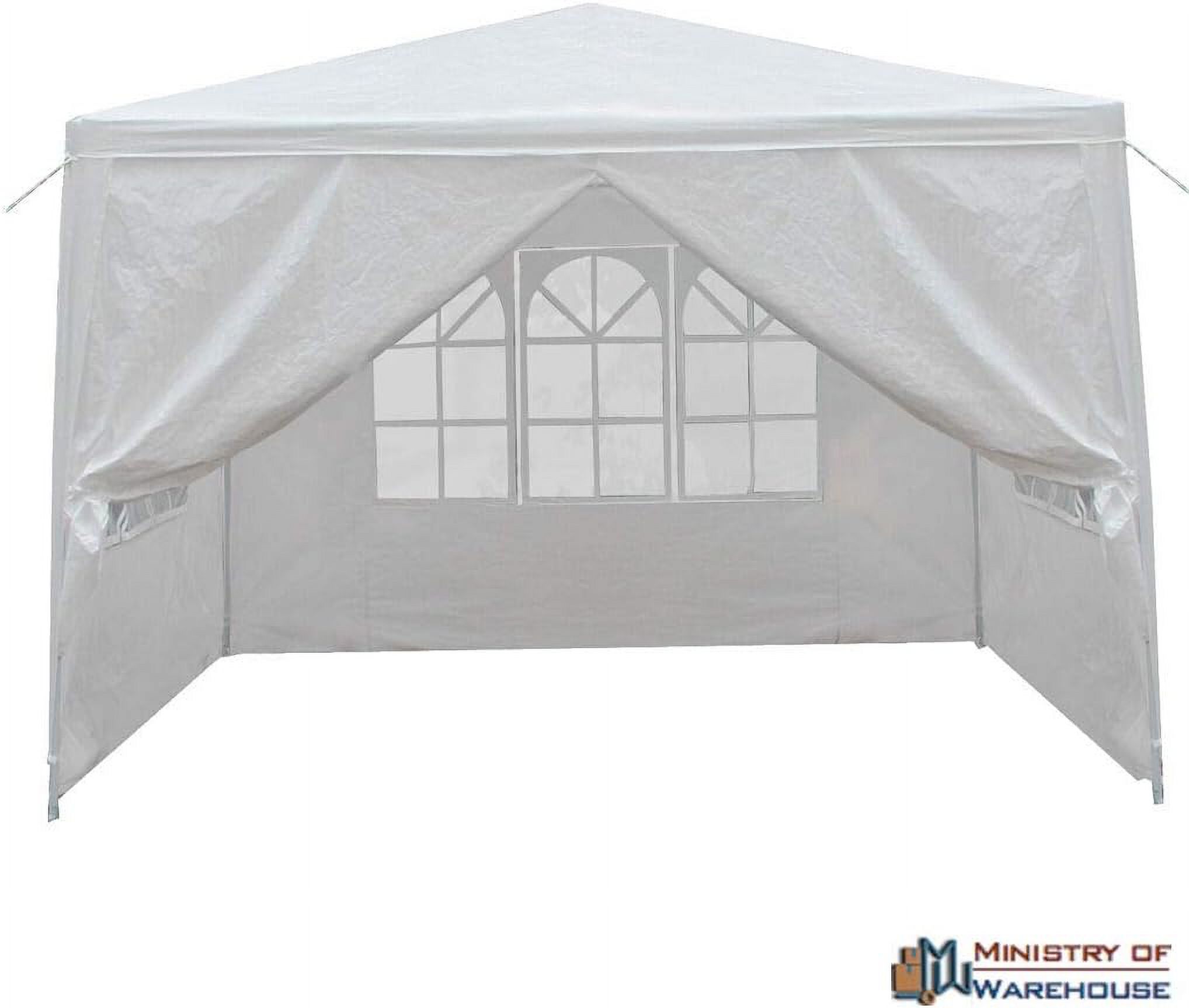 Canopy Party Tent Sidewall with Windows  10'x10' Carport Garage Car Shelter