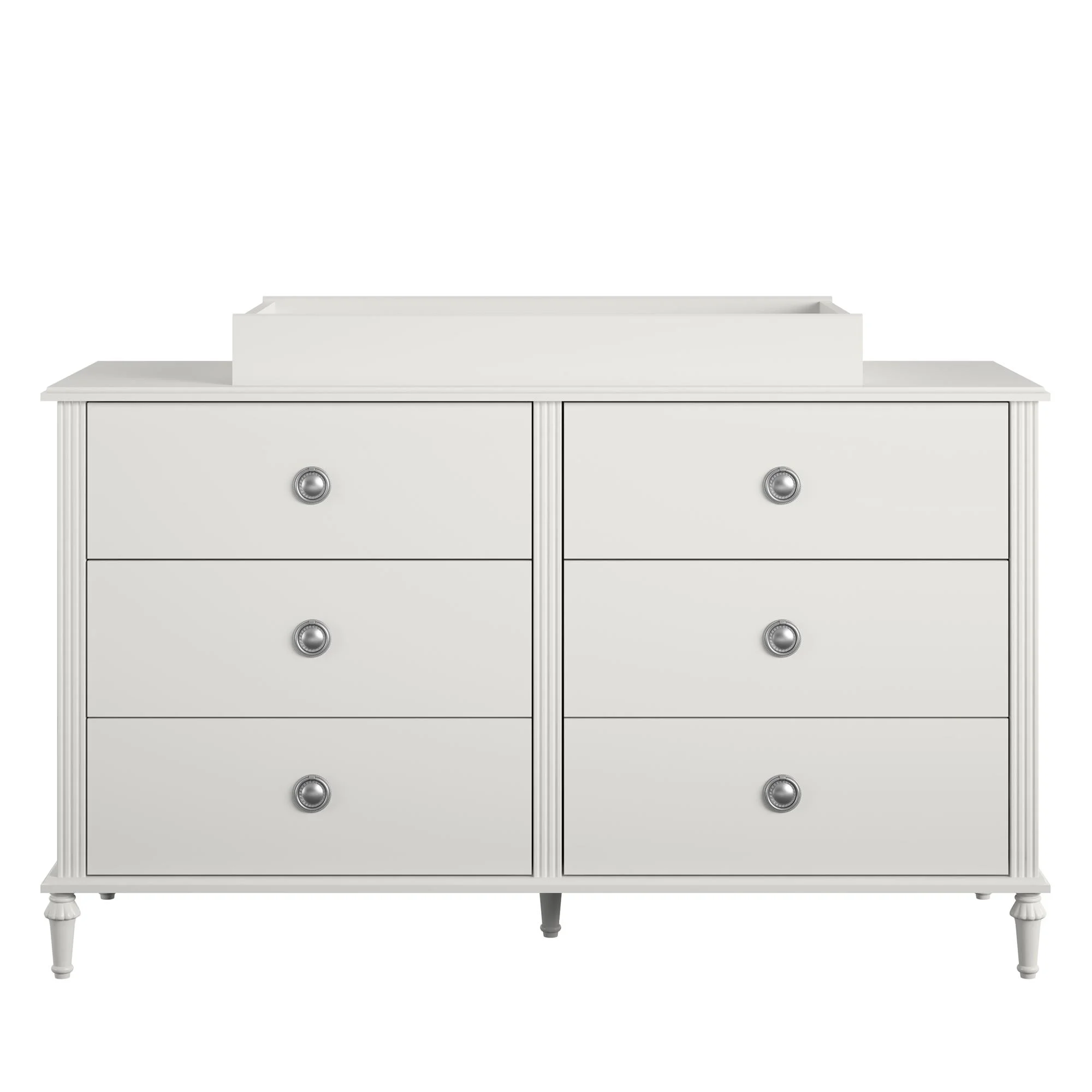 Little Seeds Rowan Valley Arden 6 Drawer White Changing Dresser