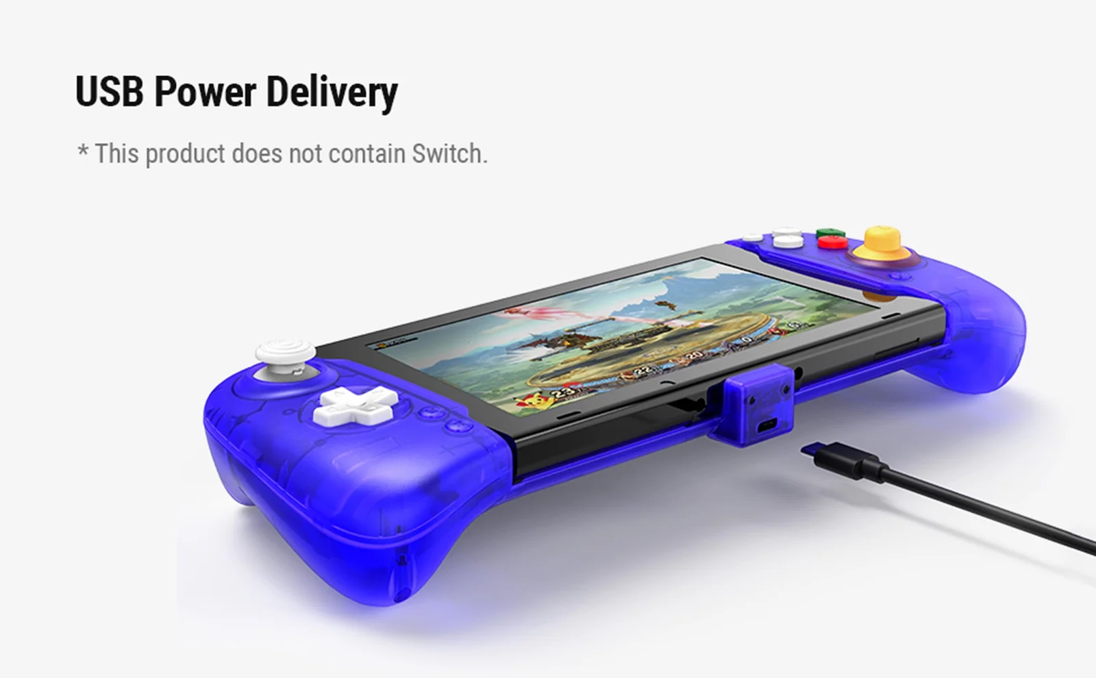 Retroflag Handheld Controller Compatible with Nintendo Switch / Switch OLED Hall Effect Joystick Turbo Function