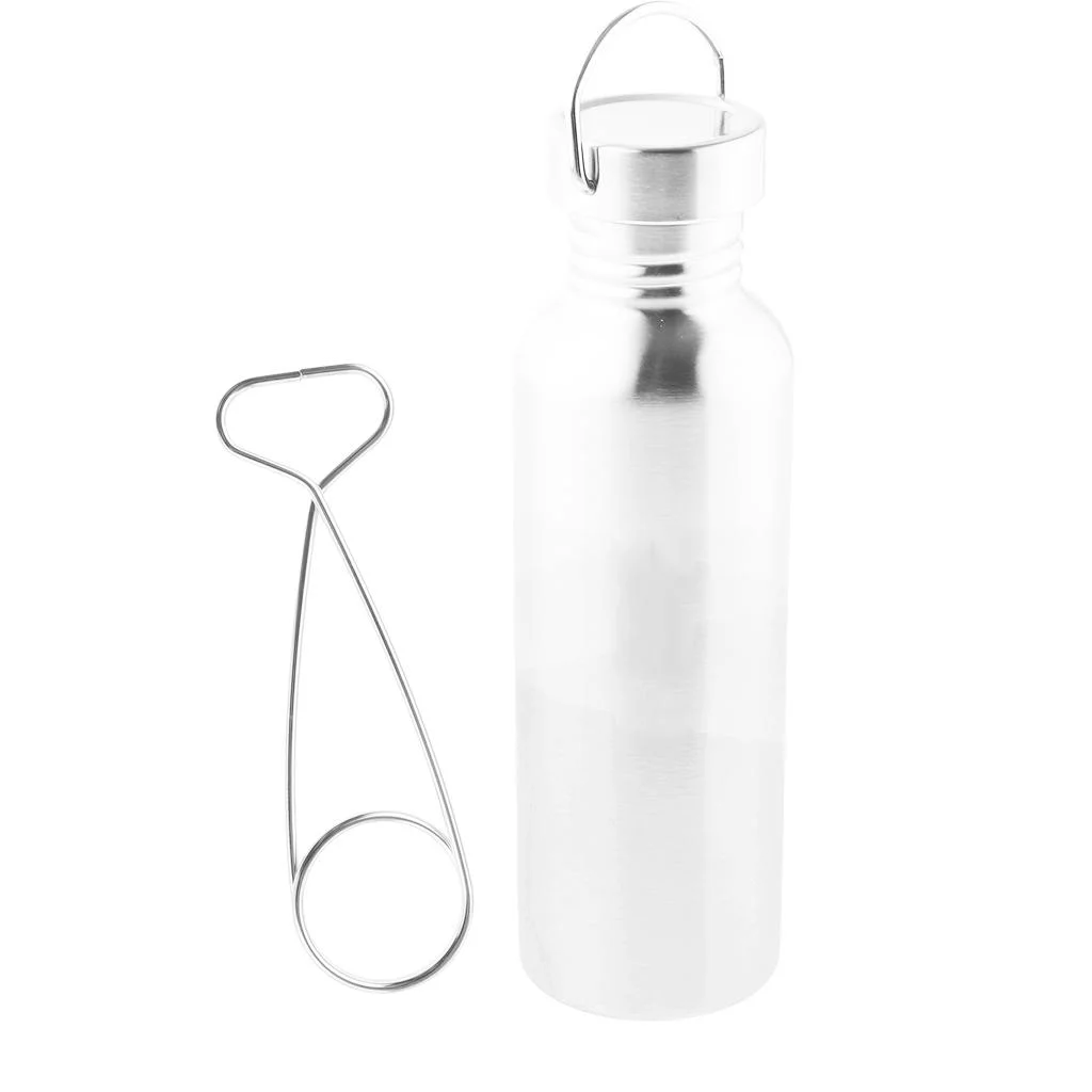 Bottle - Wide Mouth, Vacuum Insulated, Single Wall, 304 Stainless Bottles with Hanger Hook for Camping Hiking
