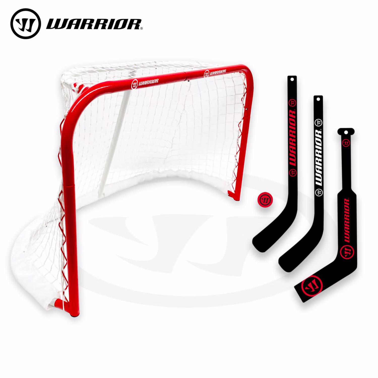 Warrior Pro Mini Metal Hockey Goal Combo Set - 30