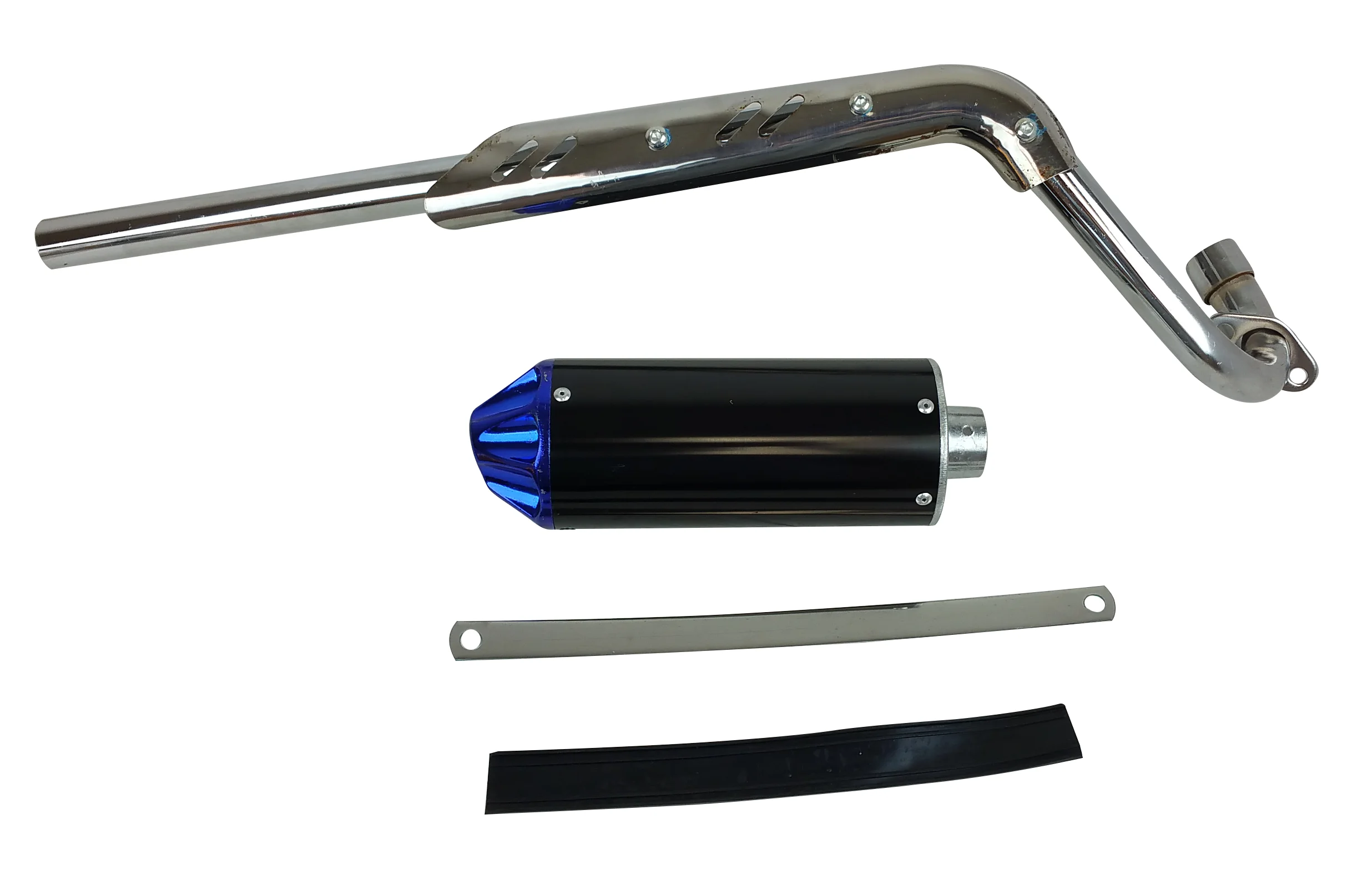 Black Blue Muffler Exhaust Pipe Honda Apollo Dirt Bike 50 110 125cc Honda Style CRF XR