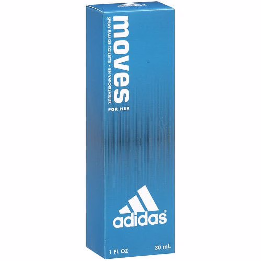 adidas Moves Eau de Toilette Perfume for Women, 1 Oz