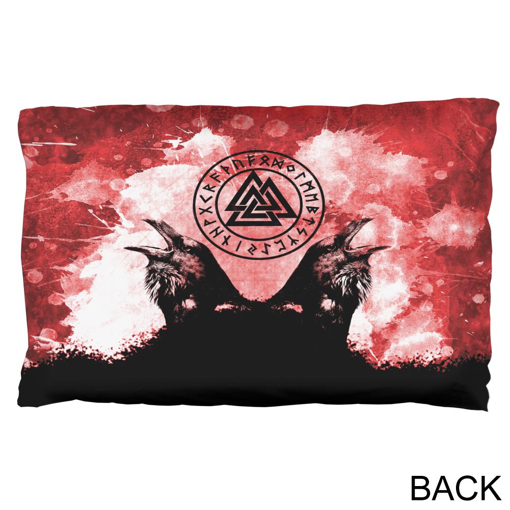 Berserker Viking's Blood Odin's Ravens Pillow Case