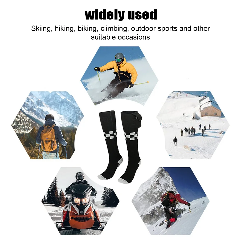 Apexeon Socks,Men Women Warmer Cold APP Weather Warm Socks Winter Warm Battery Power Feet Warmer Socks Feet Power Winter Heated Socks Men Nebublu