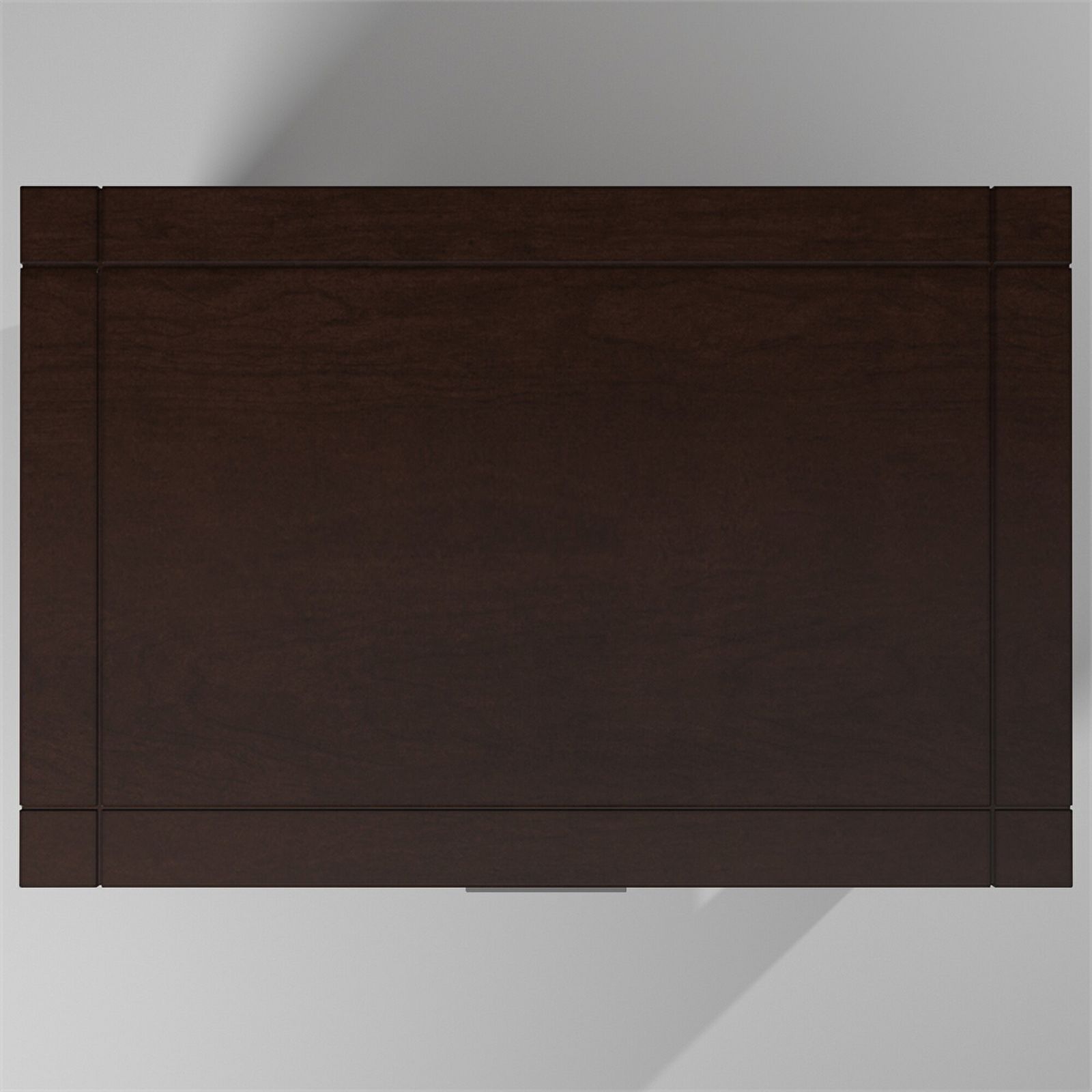 Home Square 3-Piece Set with 2 Nightstands & 7 Drawer Dresser in Cappuccino