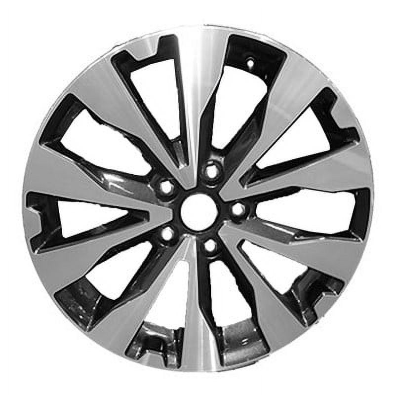 KAI 18 X 7 Reconditioned OEM Aluminum Alloy Wheel, Machined and Medium Charcoal Metallic, Fits 2015-2019 Subaru Outback Mid-Size Wagon
