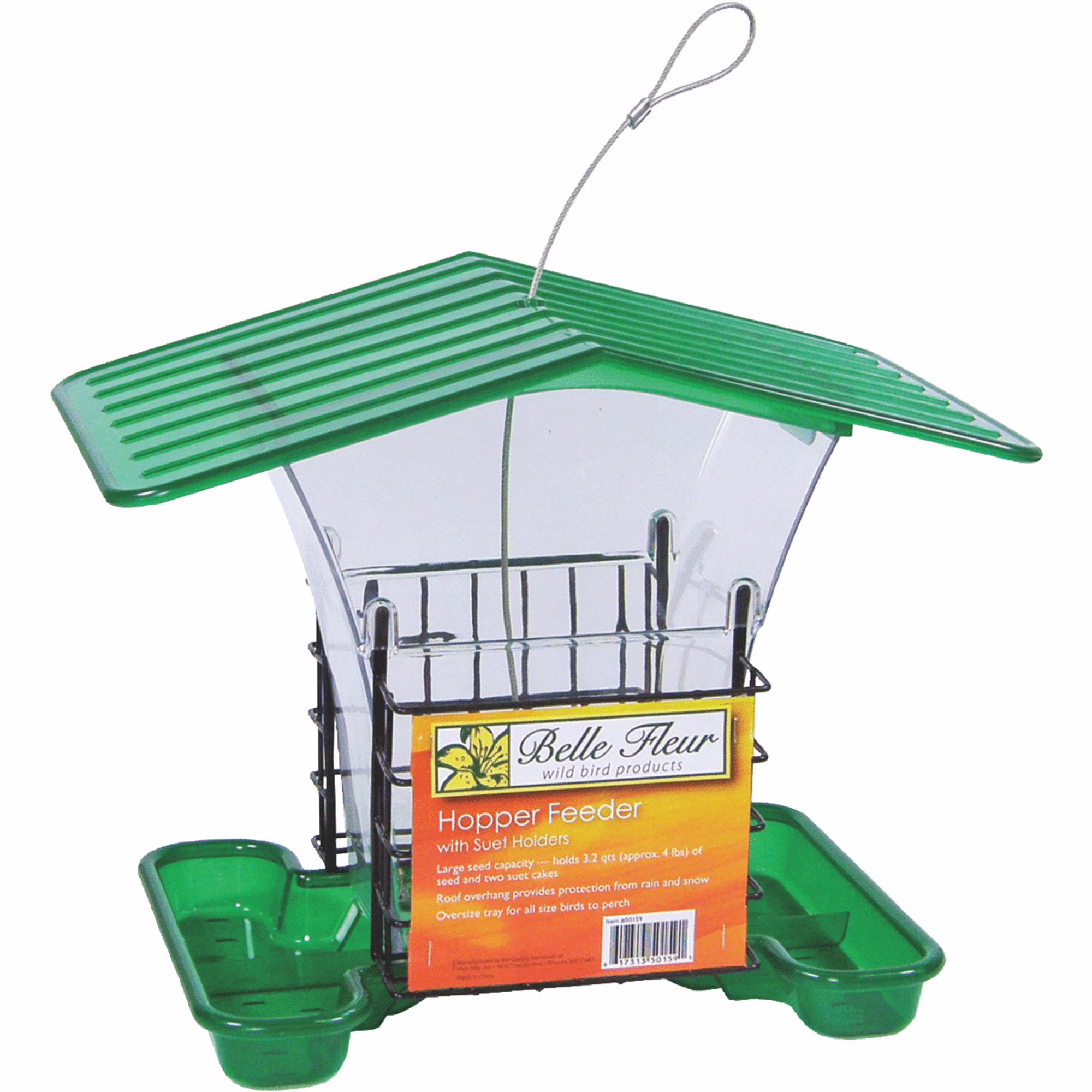 Stokes Select Belle Fleur Covered Hopper Bird Feeder