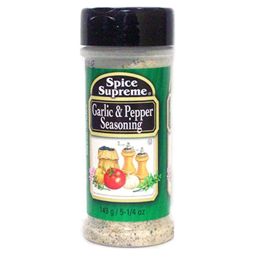 Spice Supreme - Garlic & Pepper Seasoning (149g) 380147 - Pack of 6