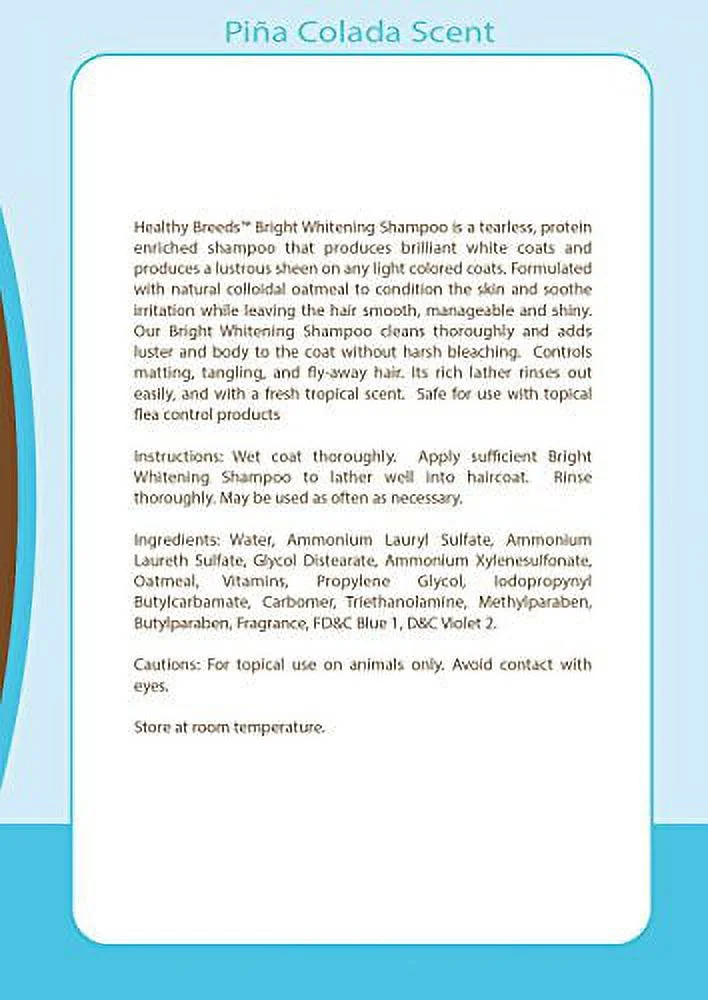 Healthy Breeds Pembroke Welsh Corgi Bright Whitening Shampoo 12 oz