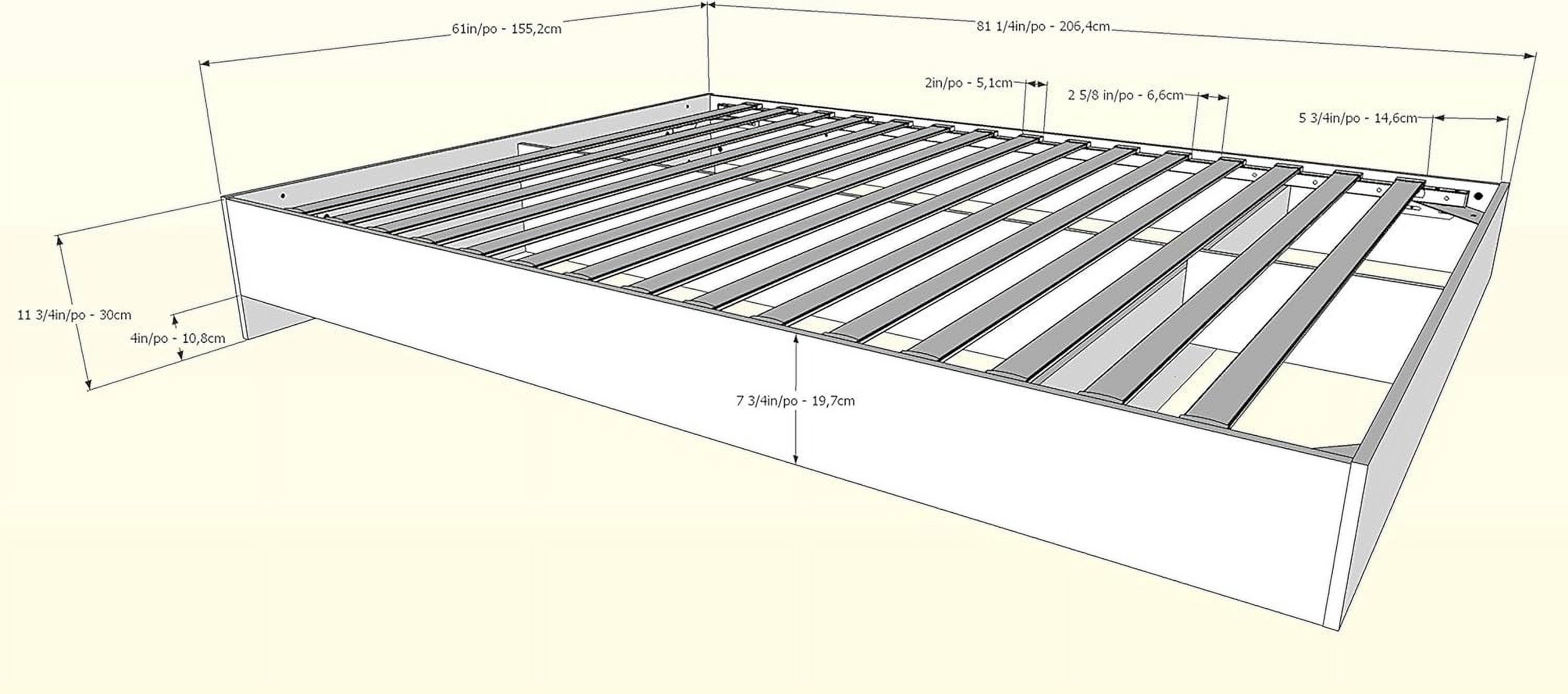 402482 4-Piece Bedroom Set With Bed Frame, Headboard, Nightstand & Dresser
