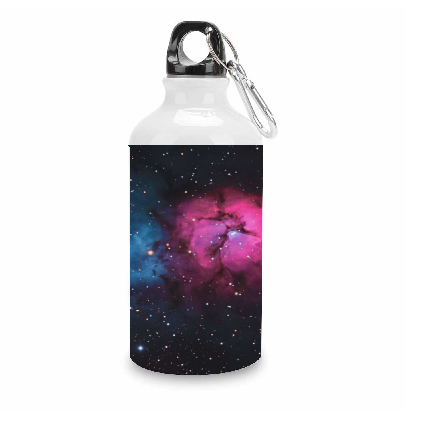 GZHJMY Sports Water Bottles, Trifid Nebula in Sagittarius Constellation with Galaxy Large Capacity Aluminium Portable Leakproof Lightweight Drink Bottles for Fitness and Outdoor Enthusiasts