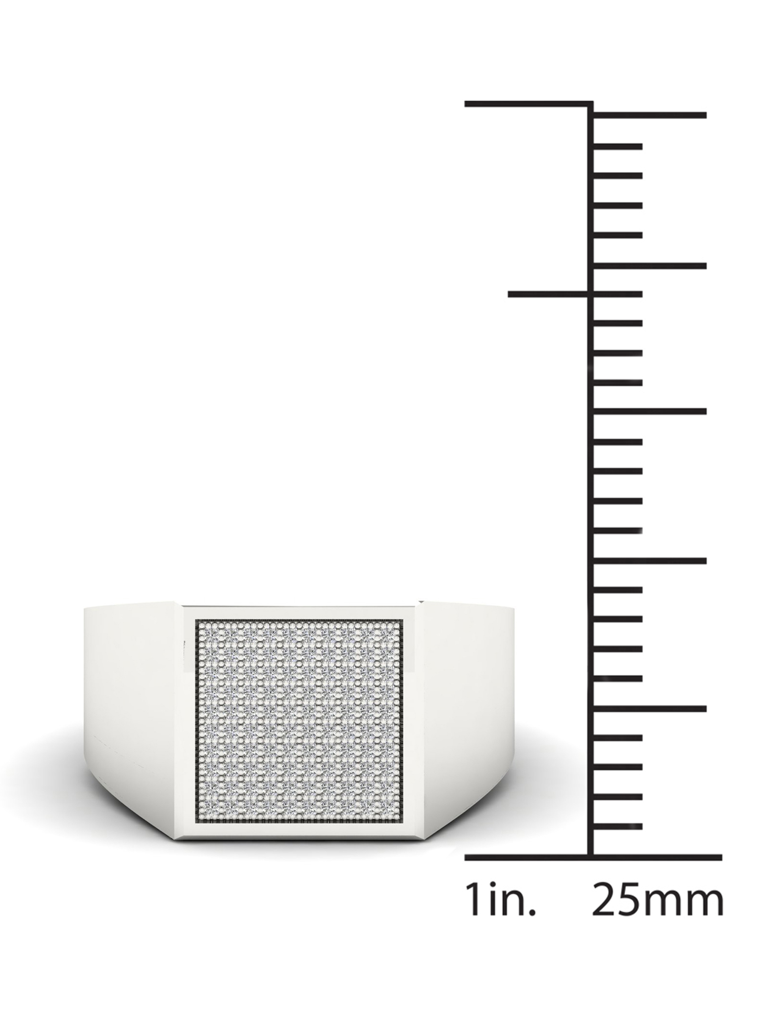 1/3 Ct TDW Diamond S925 Sterling Silver Men's Fashion Ring