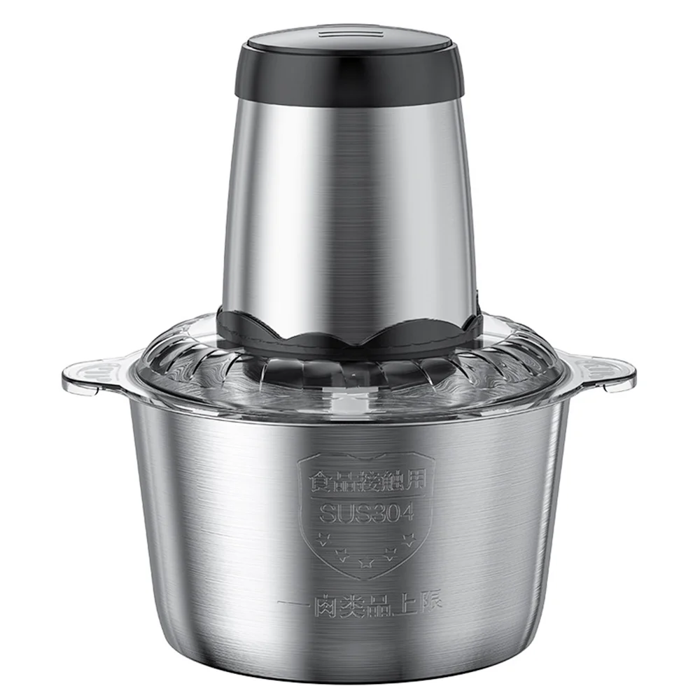 Dcenta Electric Meat Grinder 3L Large Household Capacity Stainless Steel 2 Gears 300W Kitchen Cooker Blender