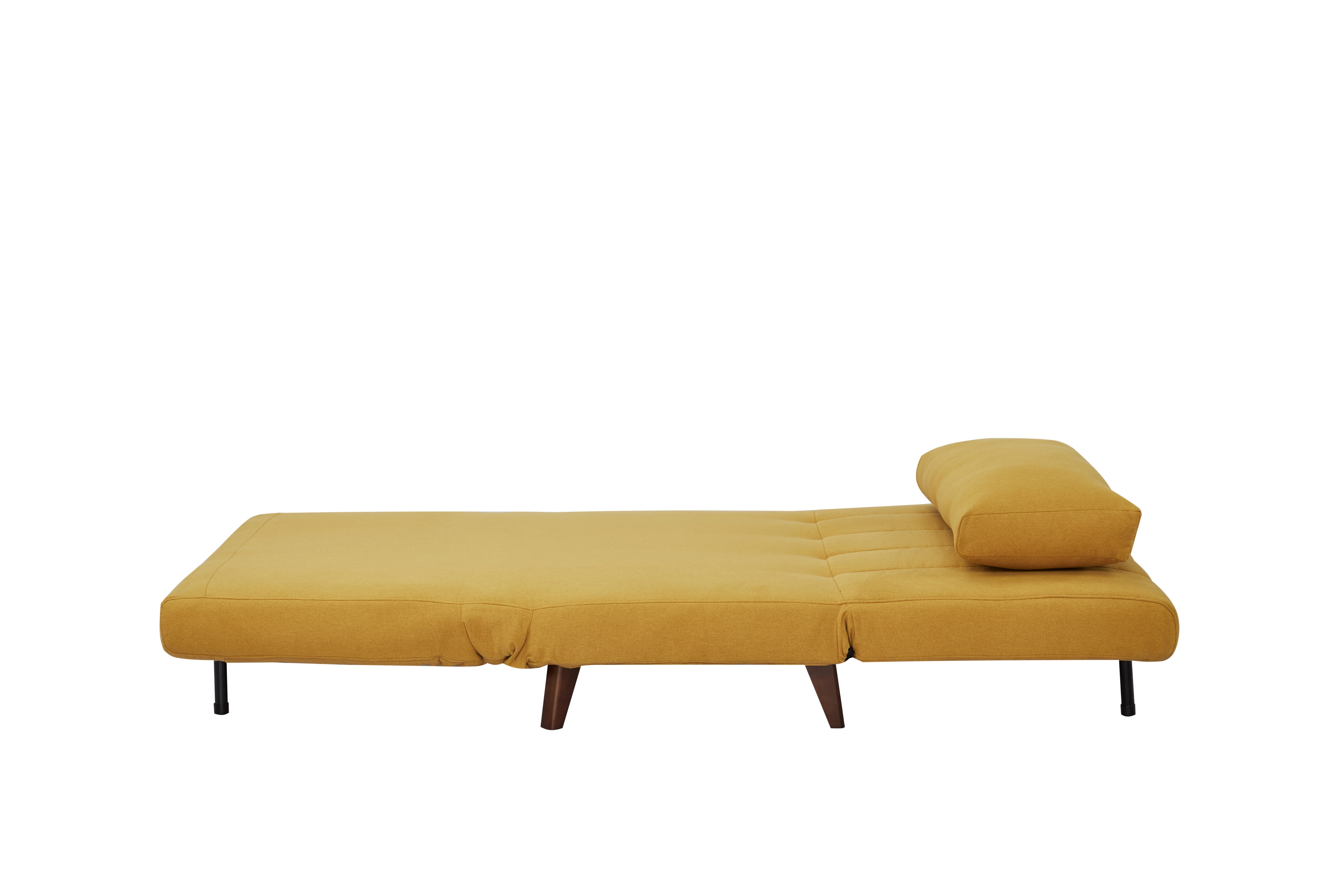 Artdeco Home Springfield Convertible Futon Chair Bed, Mustard