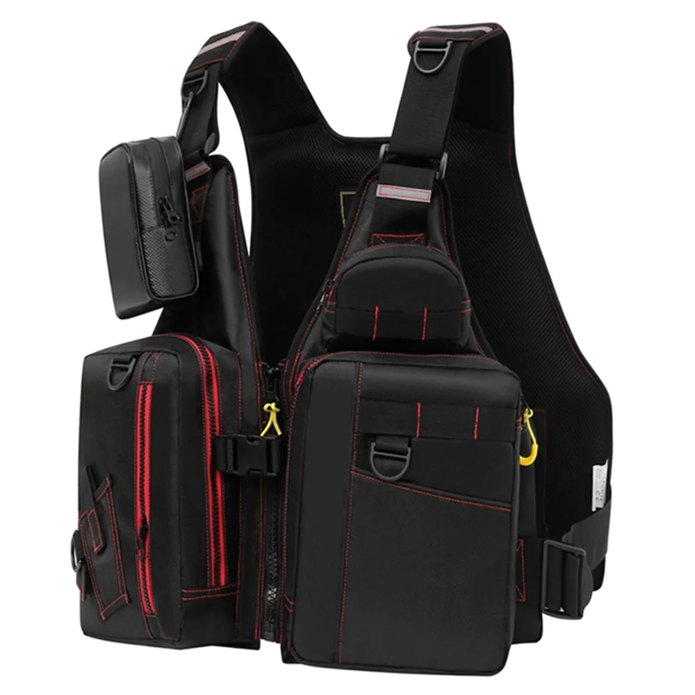 Fishing Multiple Pockets Floatation Vest Adults