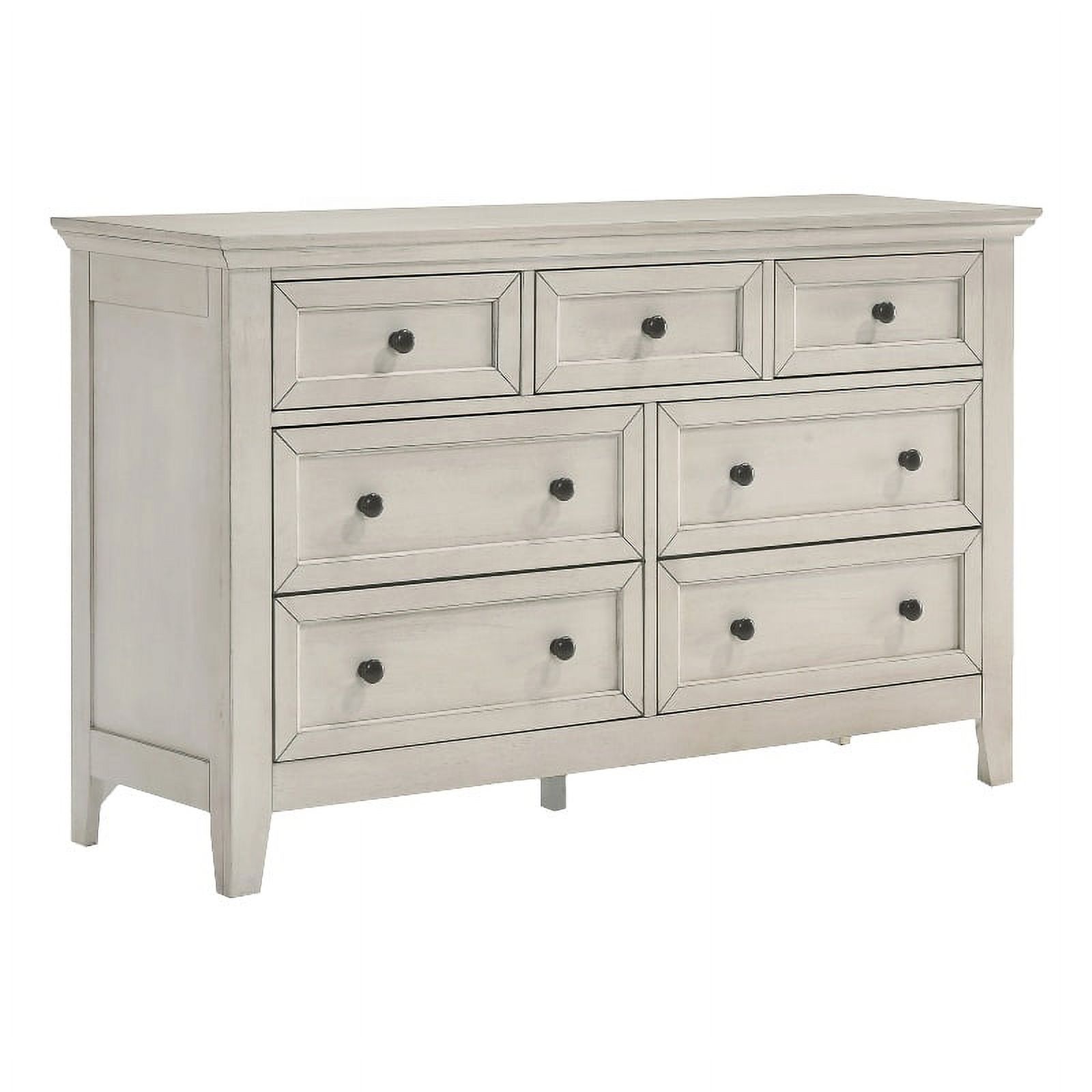 Intercon Dresser, 7 Drawer in Rustic White