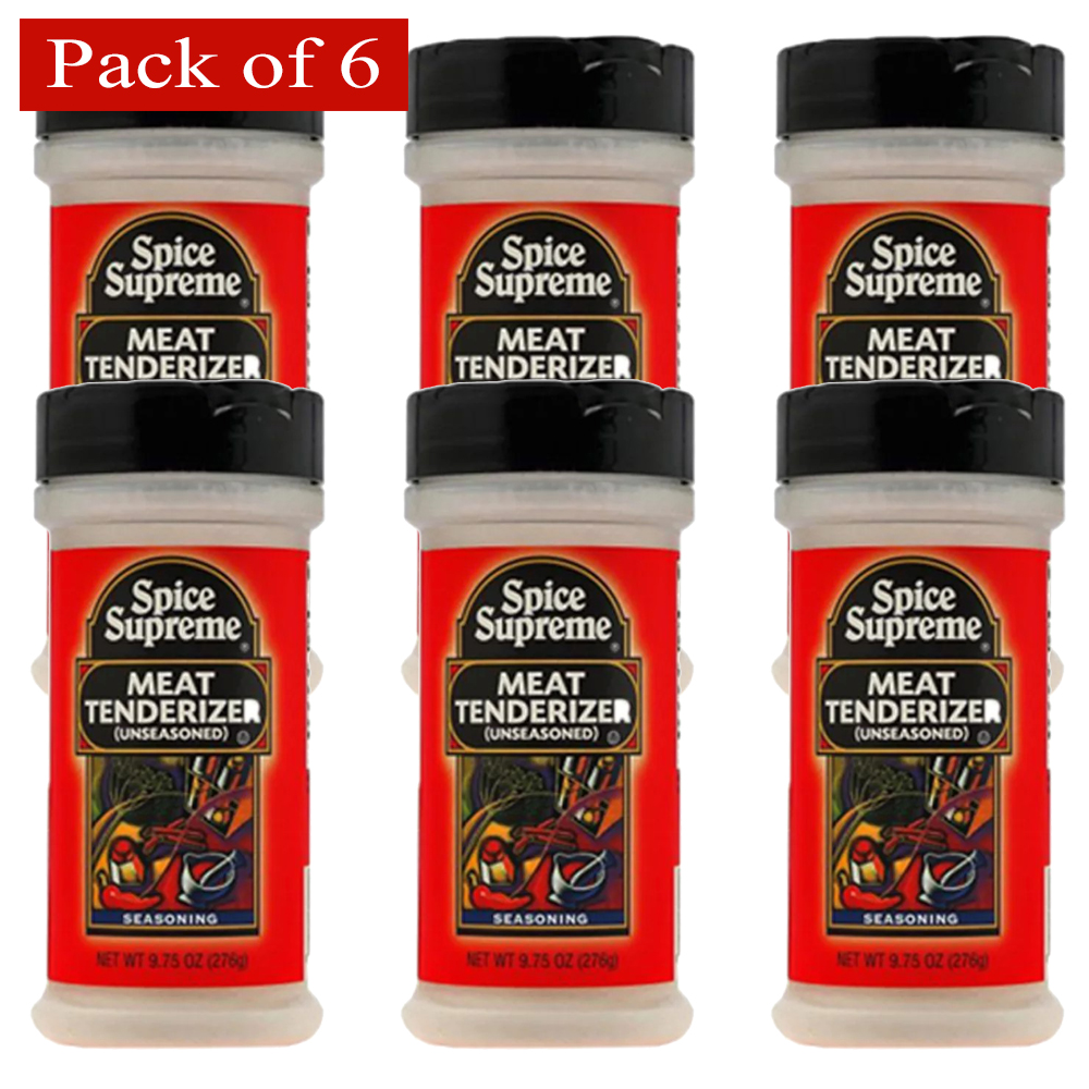 Spice Supreme Meat Tenderizer 9.75oz - Pack of 6