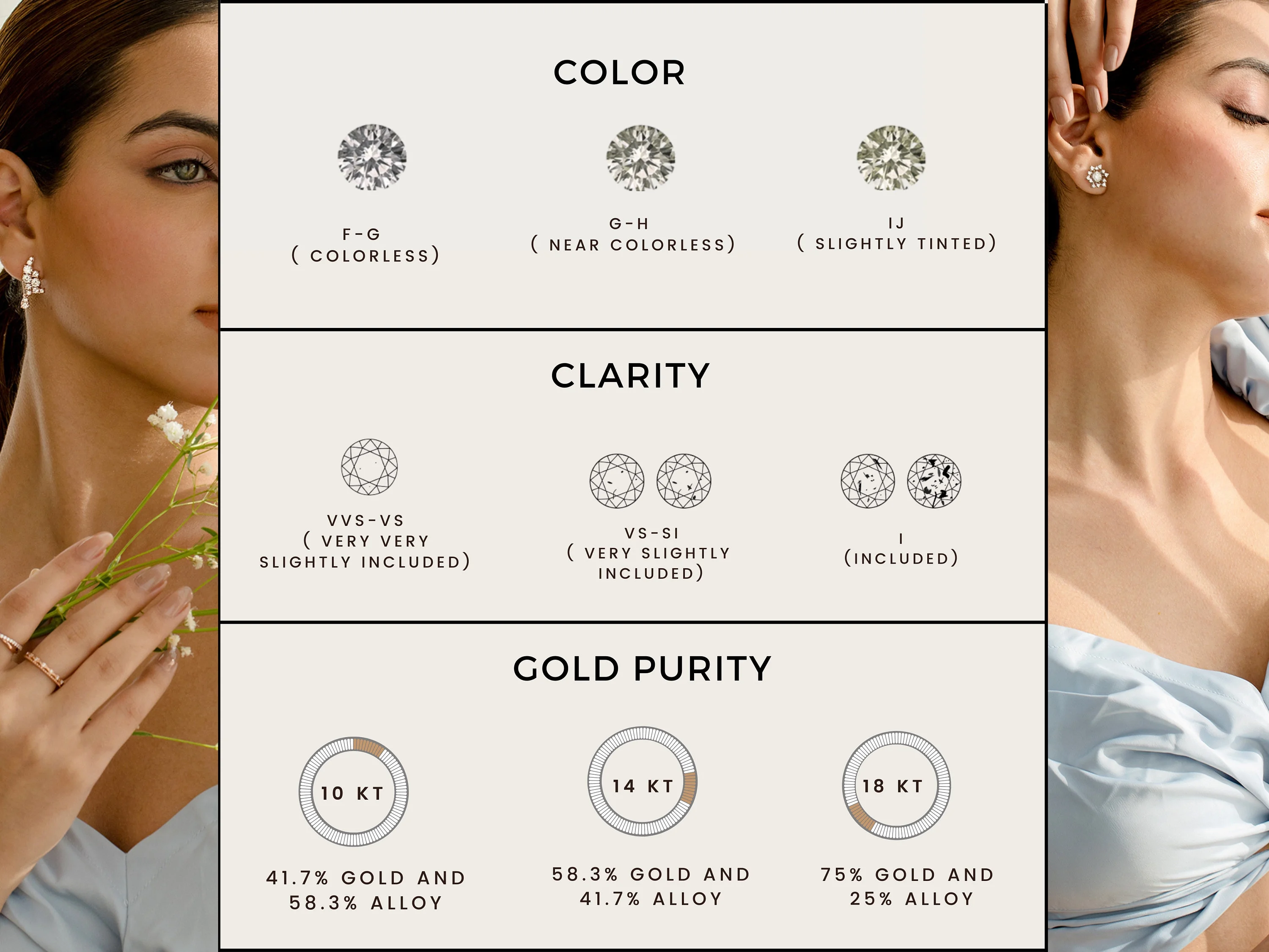 Diamond Sold Gold Bar Ring, Elegant Rose Gold Ring, Real Diamond Fashion Ring, Handmade Yellow Gold Ring