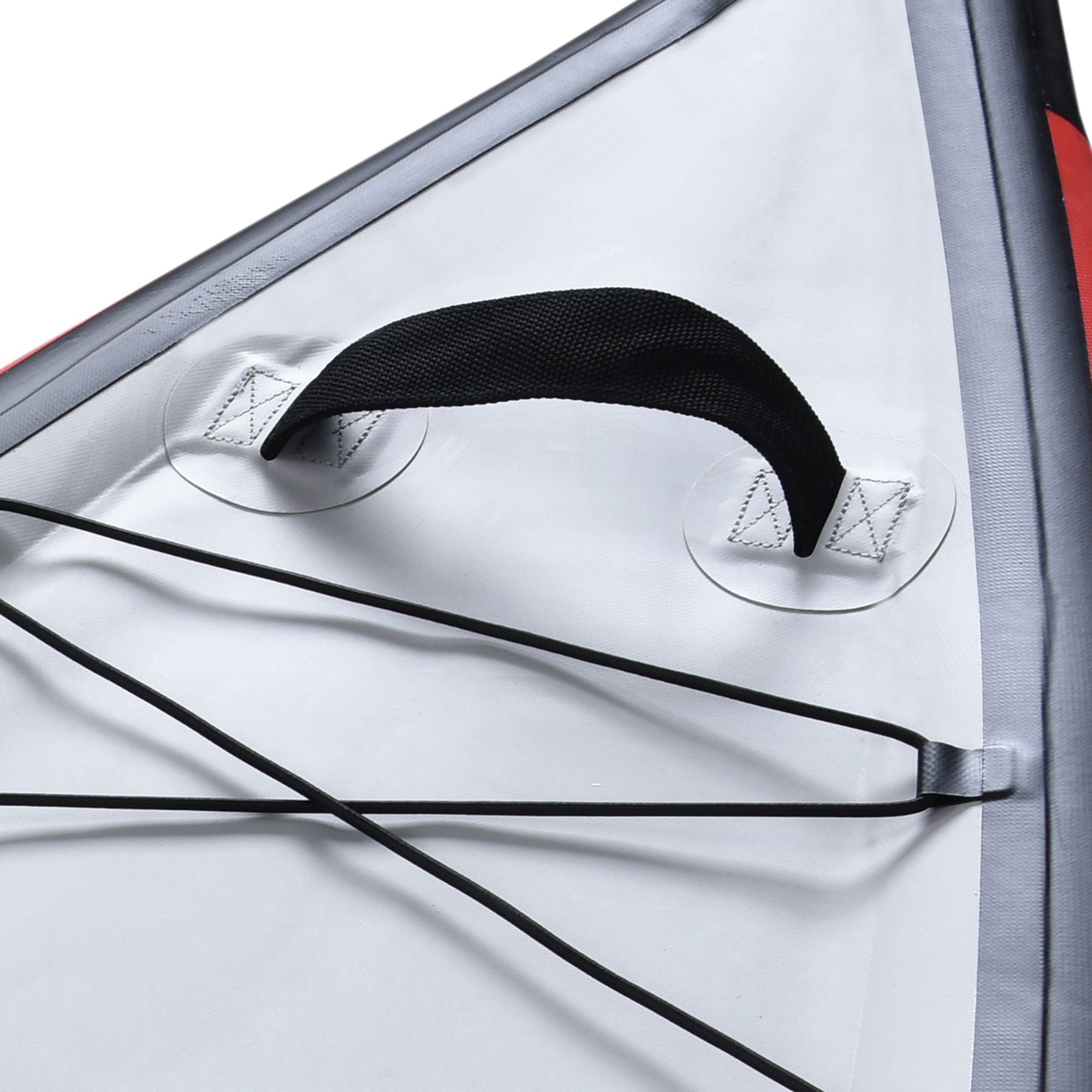 Officery Inflatable Kayak Set with Paddle & Air Pump, Portable Recreational Touring Kayak Foldable Fishing Touring Kayaks, Deluxe Extended Version Tandem 2 Person Kayak