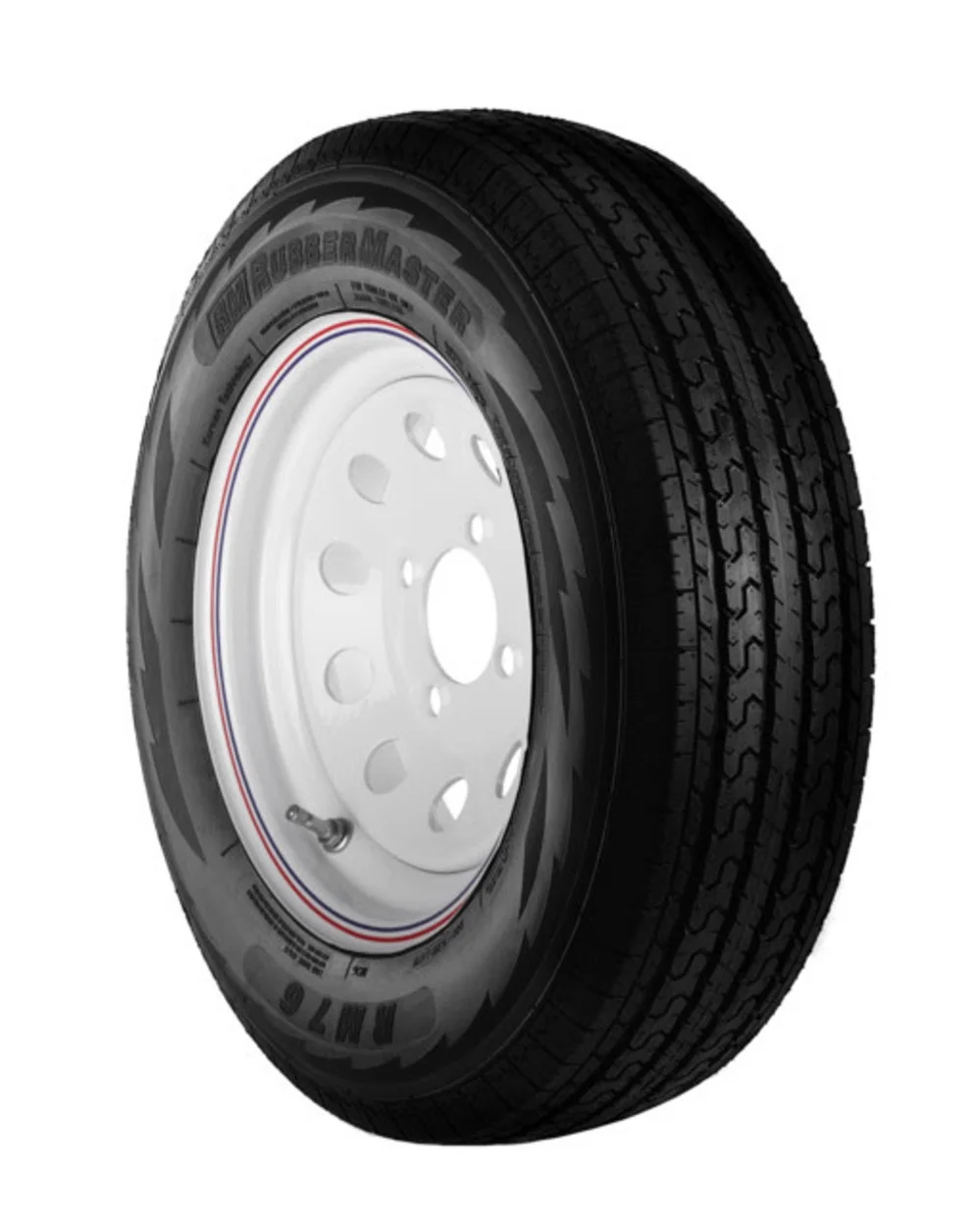 Rubbermaster Tire C78-13 6P Tl And Mtd 13 X 4.5 5 On 4.5 Modular
