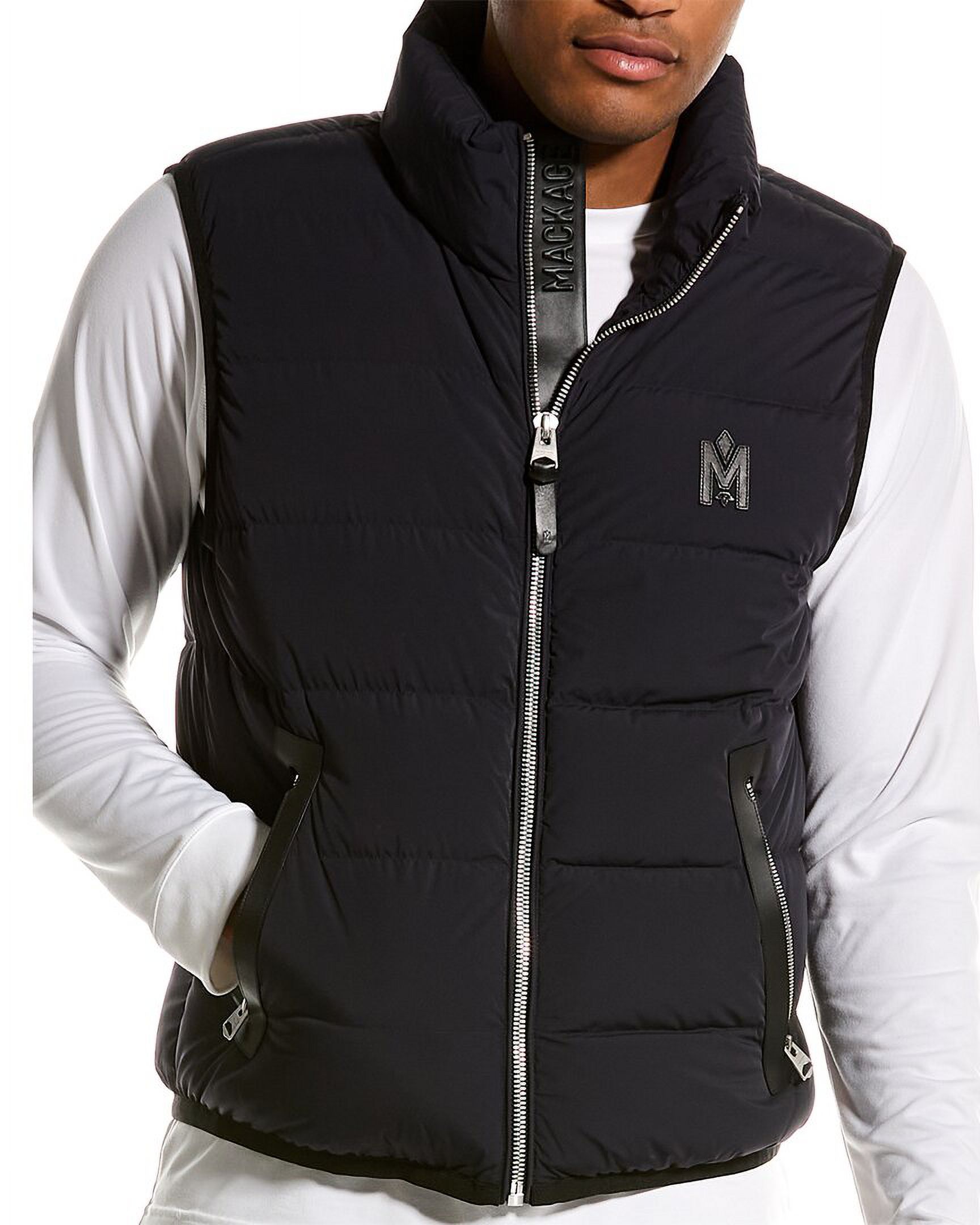 Mackage mens  Fisher Vest, 38, Blue