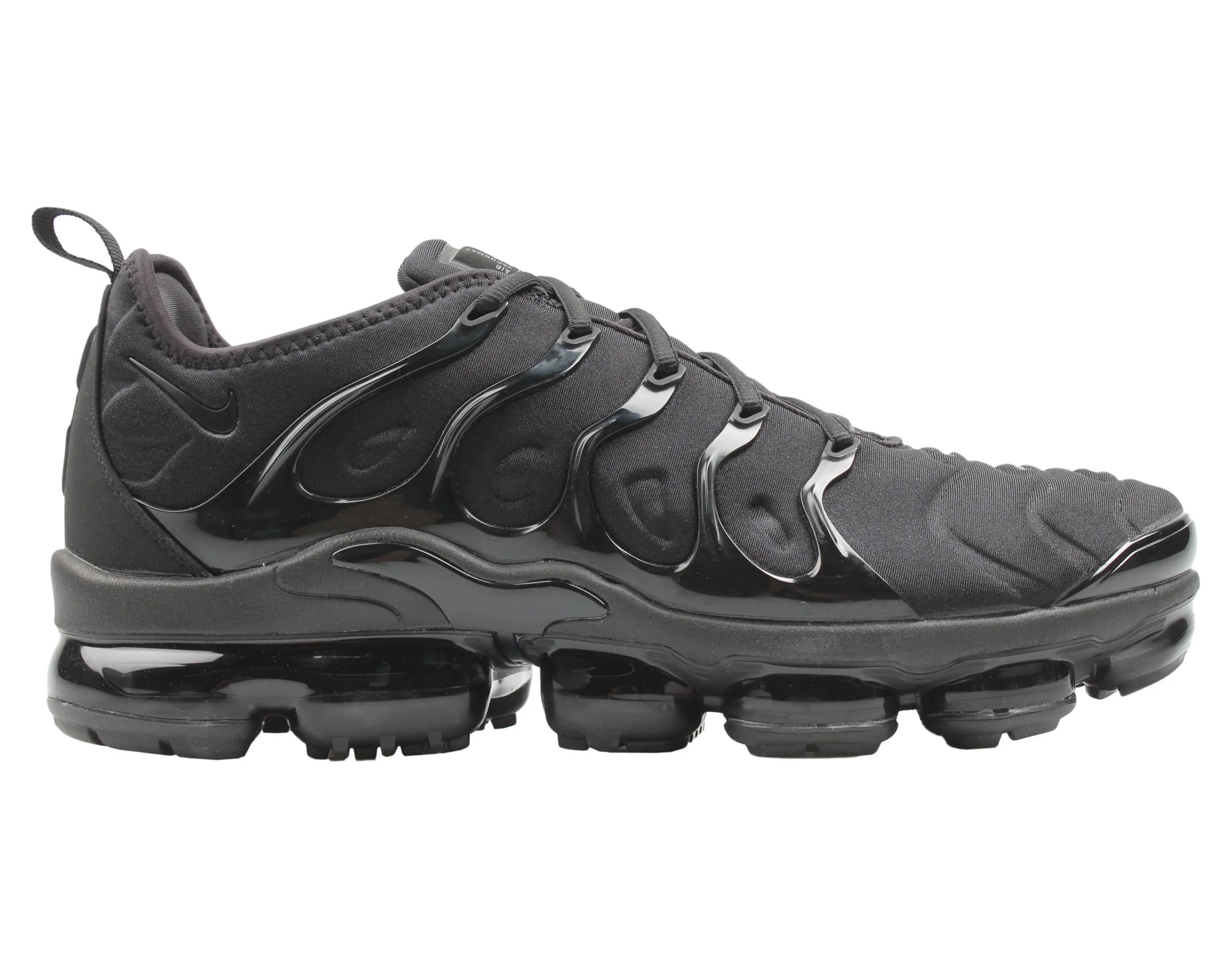 Mens Nike Air Vapormax Plus Triple Black Dark Grey 924453-004