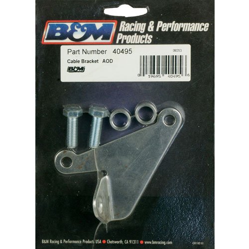 B&M 40495 Cable Bracket Fits select: 1983-1992 FORD F150, 1988-1992 FORD MUSTANG