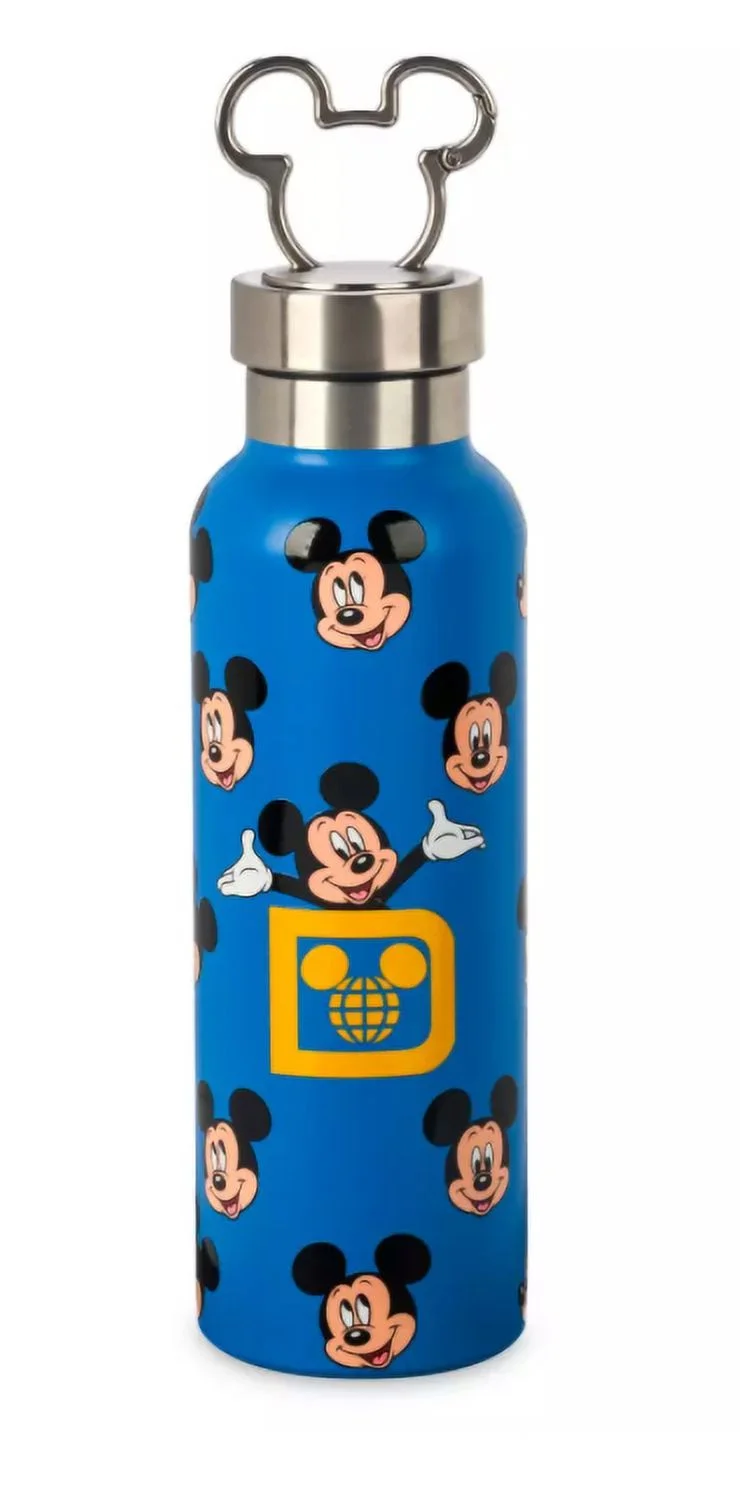 Disney Parks Mickey Mouse Stainless Steel Water Bottle &ndash; WDW New With Tags