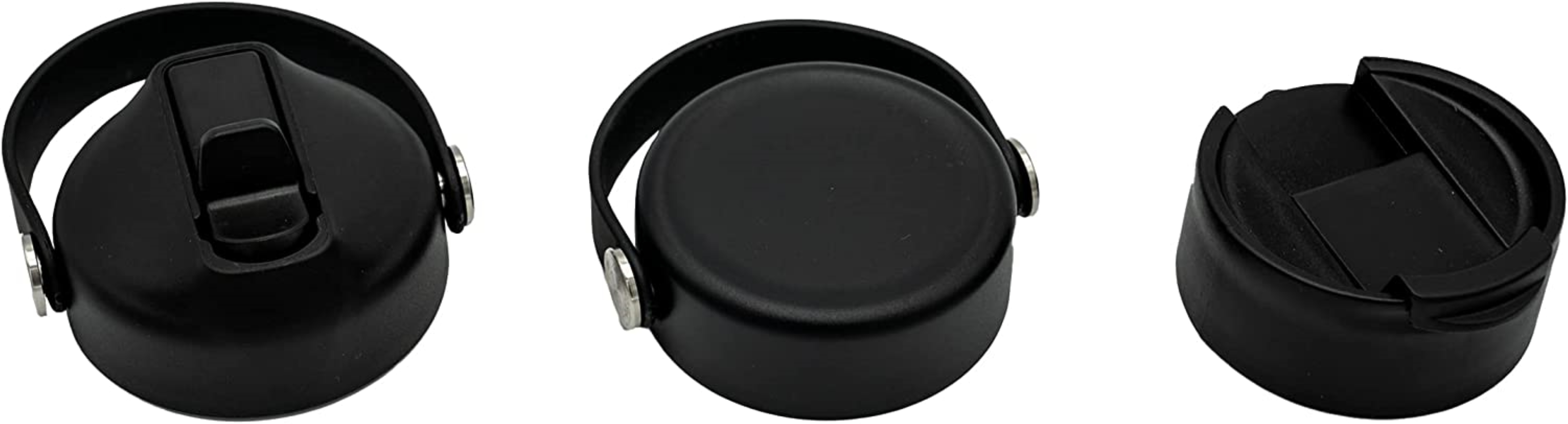 Vacuum Insulated Bottle with 3 Lids - Stainless Steel Thermally Insulated Flask - by Polerce (21 Oz, Pink)