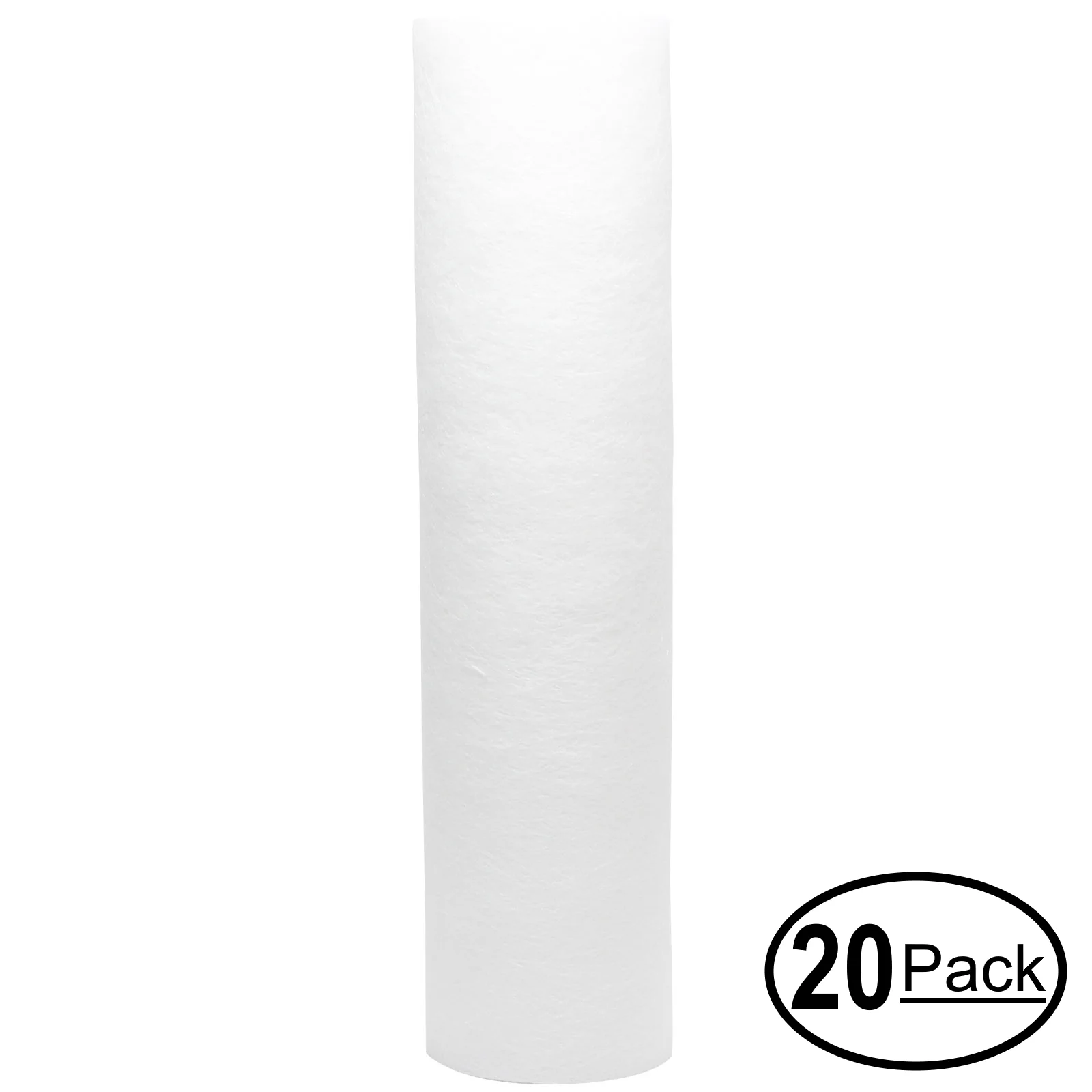 20-Pack Replacement for Hydronix HF3-10BLBK14 Polypropylene Sediment Filter - Universal 10-inch 5-Micron Cartridge for Hydronix HF3-10BLBK14 10