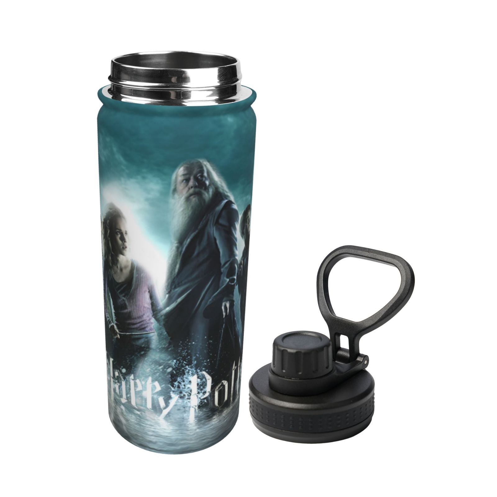 Harry Potter Sports Insulated Water Bottles Kettle Stainless Steel Portable Cup18OZ For Travel Gym School