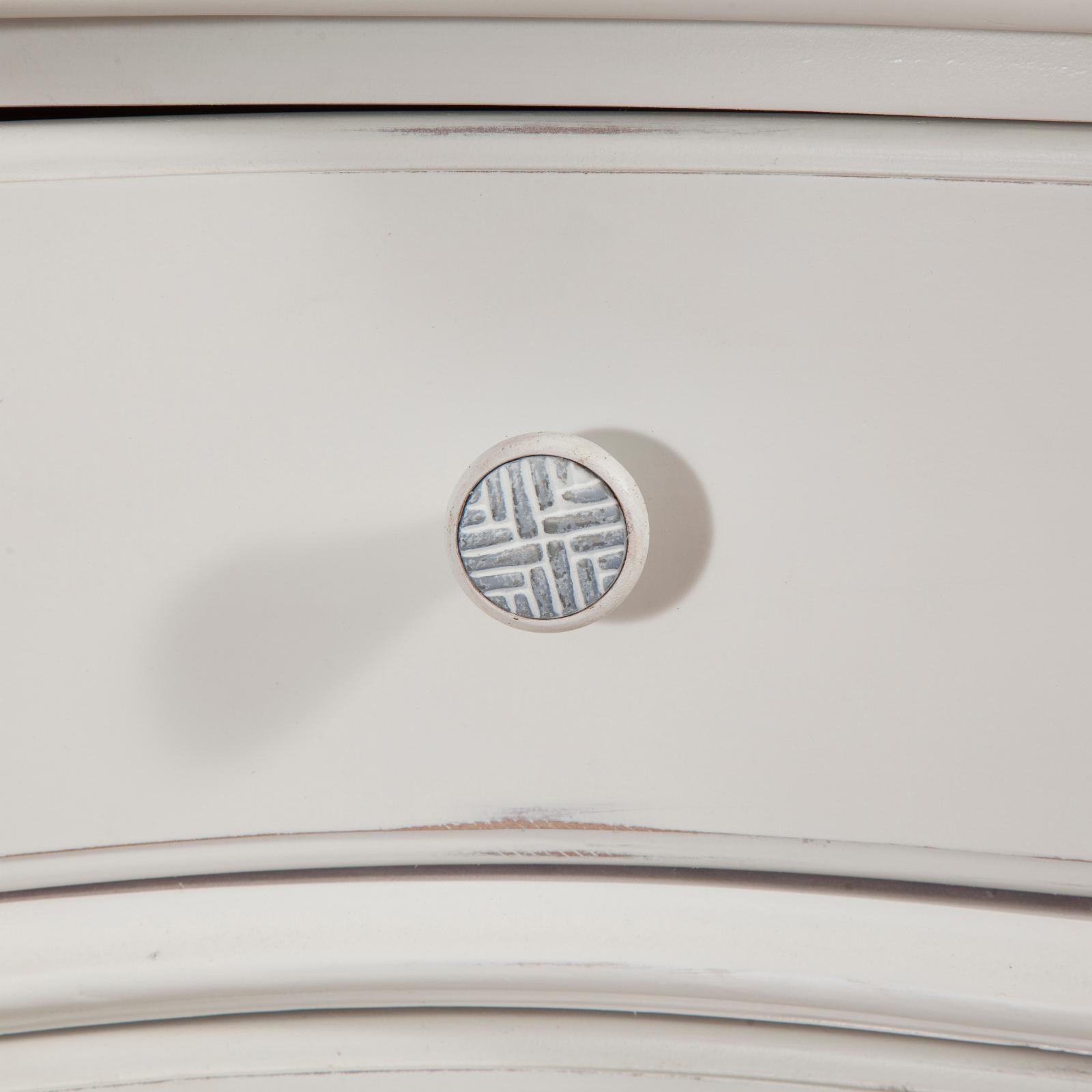 American Woodcrafters Rodanthe Dove White 5-drawer Wood Chest