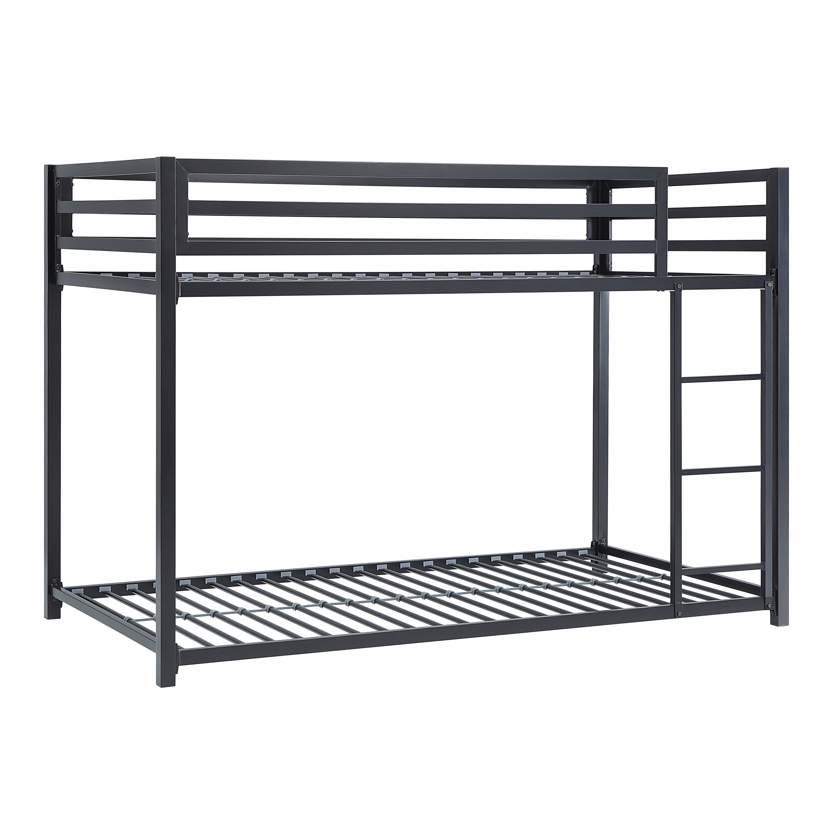 Fremont & Park Willard Twin over Twin Metal Bunk Bed Black