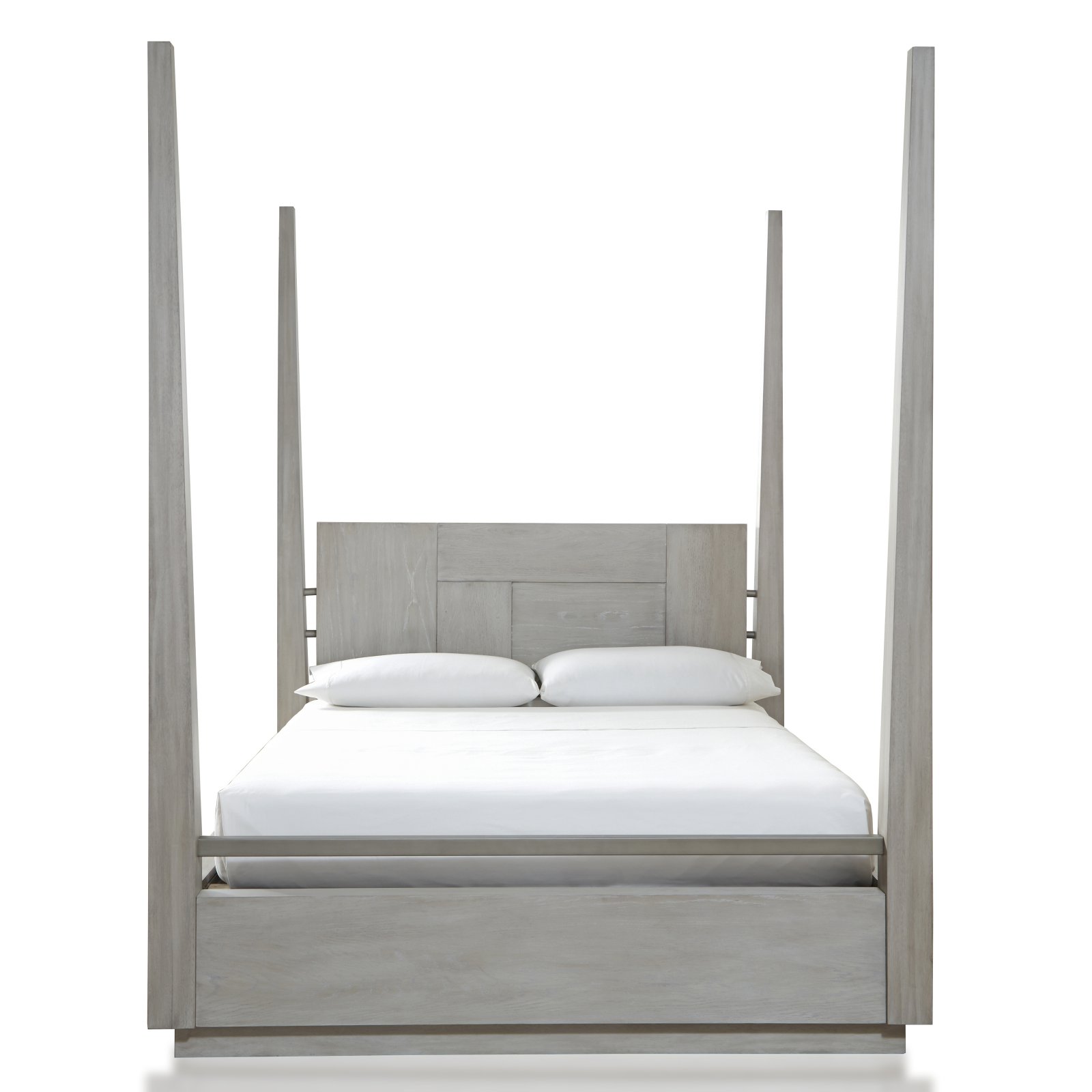 Modus Destination Queen Poster Bed in Cotton Gray