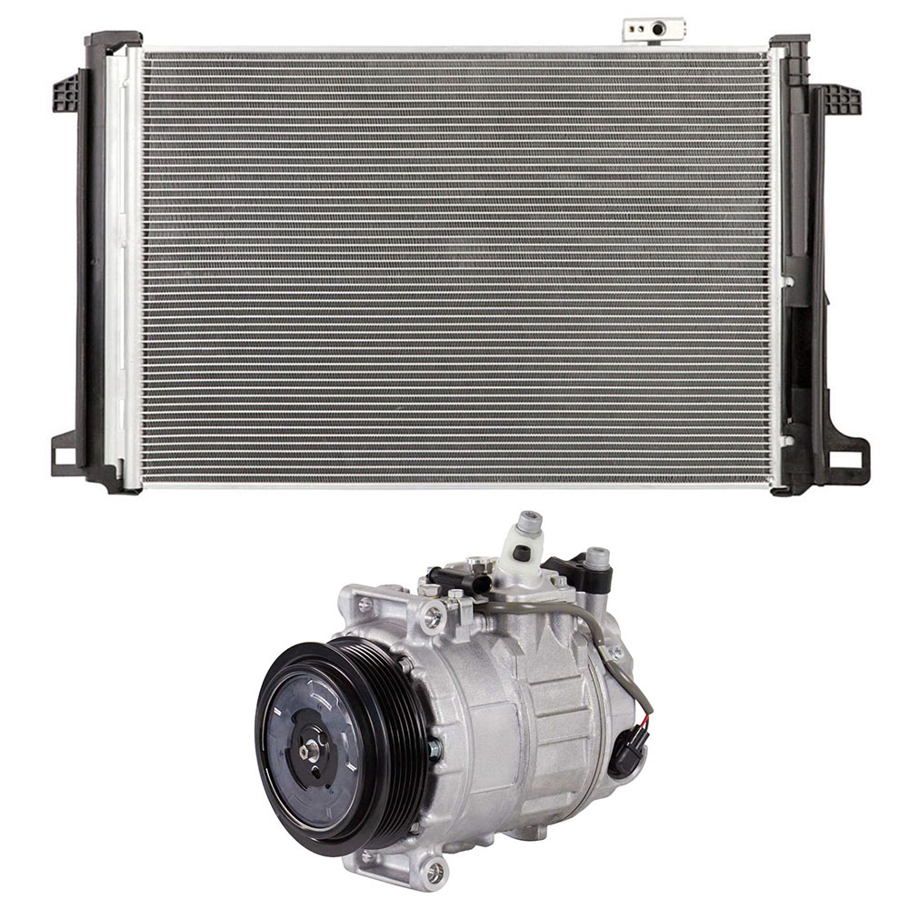 For Mercedes CL63 AMG 2012-2014 OEM AC Compressor w/ A/C Condenser & Drier - Buyautoparts