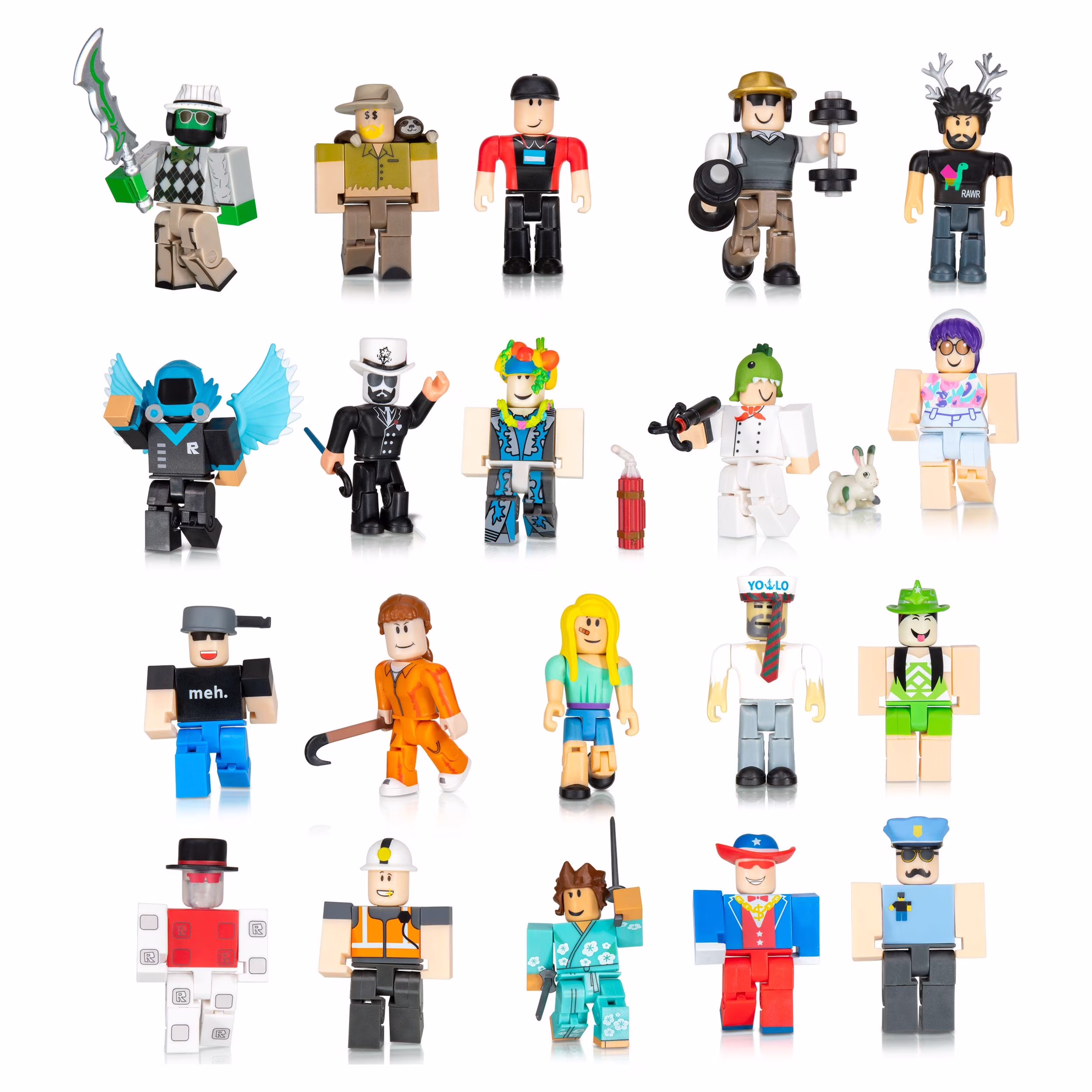 Roblox Action Collection - From the Vault 20 Figure Pack [Includes 20 Exclusive Virtual Items]
