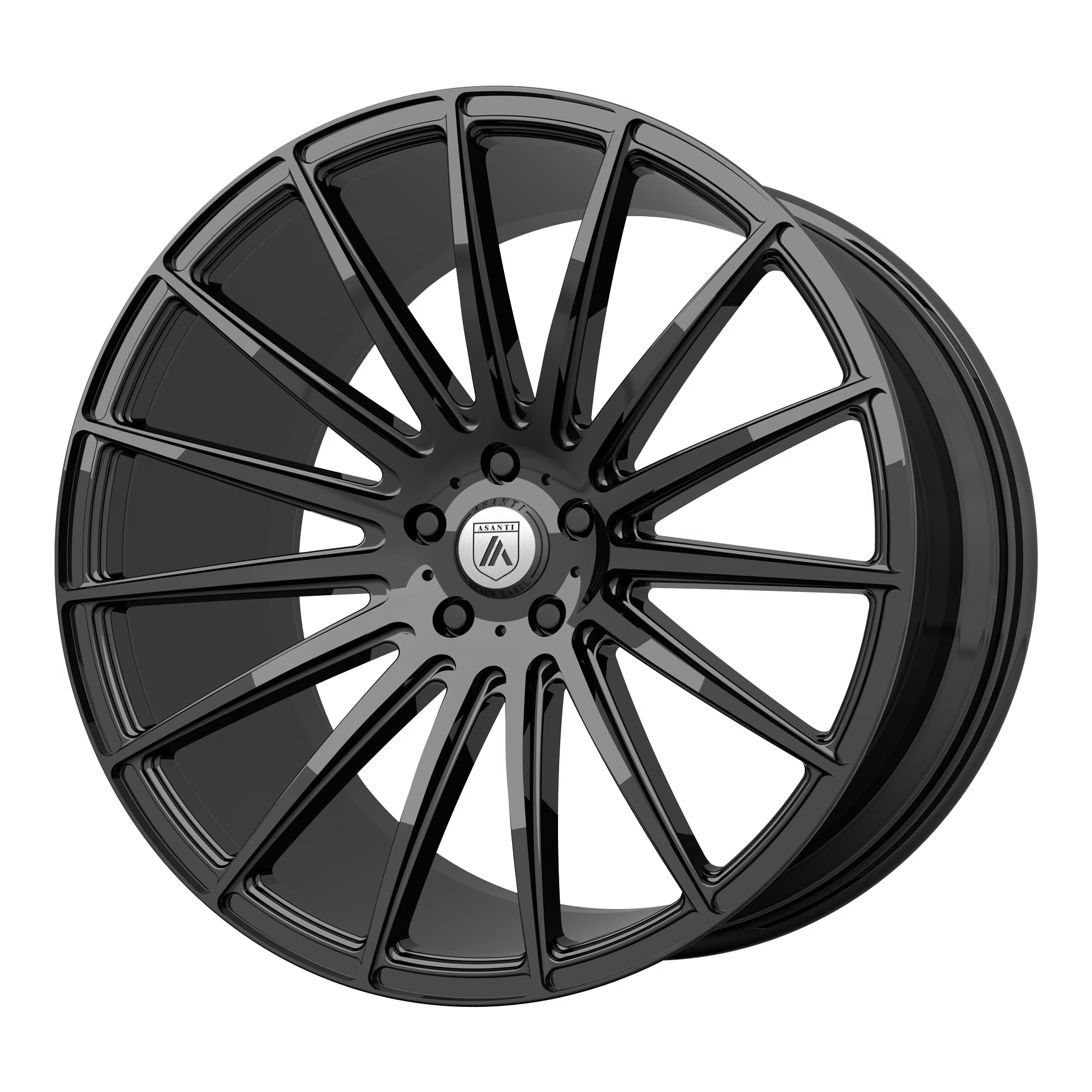 ASANTI BLACK ABL-14 POLARIS 20X9 5X120 20ET 74.1CB GLOSS BLACK WHEEL